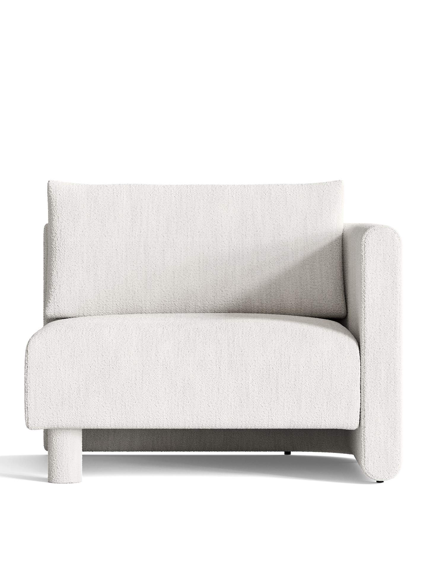 Dase -modulares Sofa - rechts mit dem Handwerk gepolstertem Element