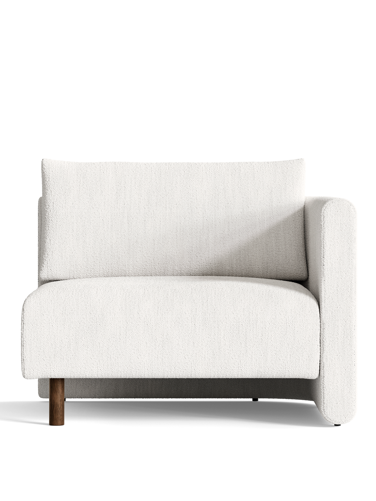 Dase -modulares Sofa - rechts mit dem Handwerk gepolstertem Element