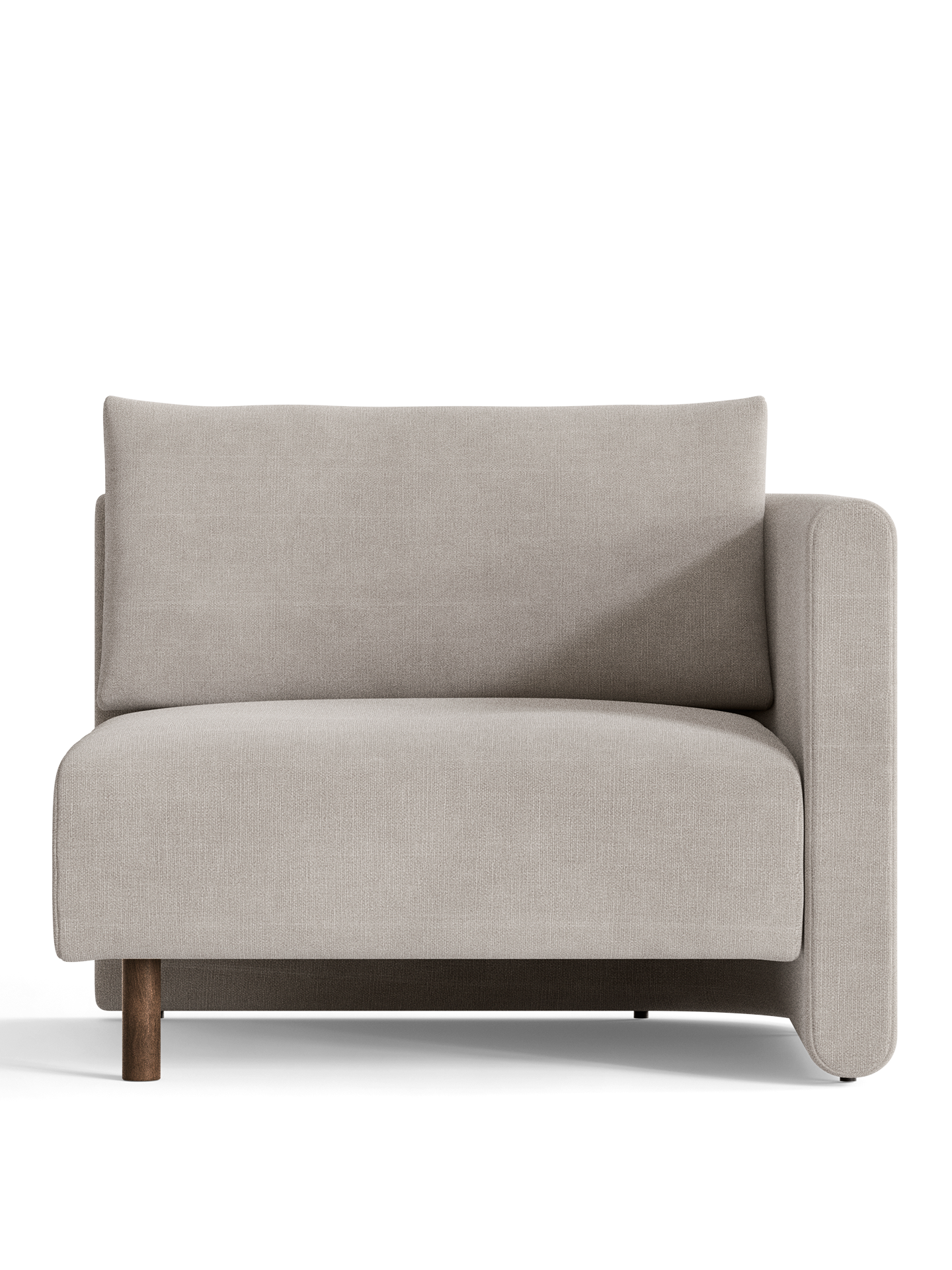 Dase -modulares Sofa - rechts mit dem Handwerk gepolstertem Element