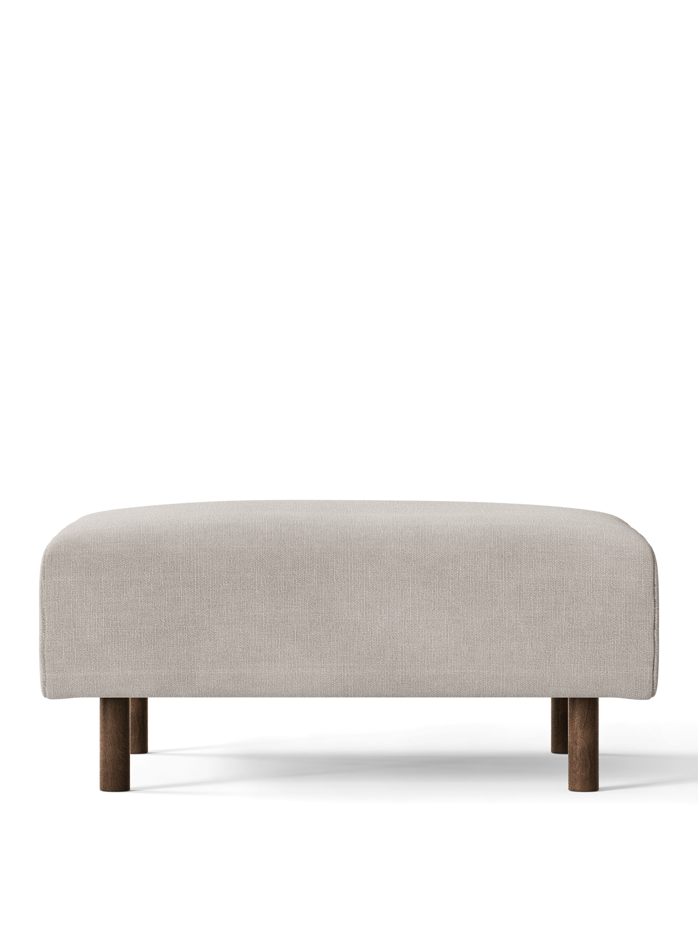 Dase modular sofa - pouf cotton linen beige