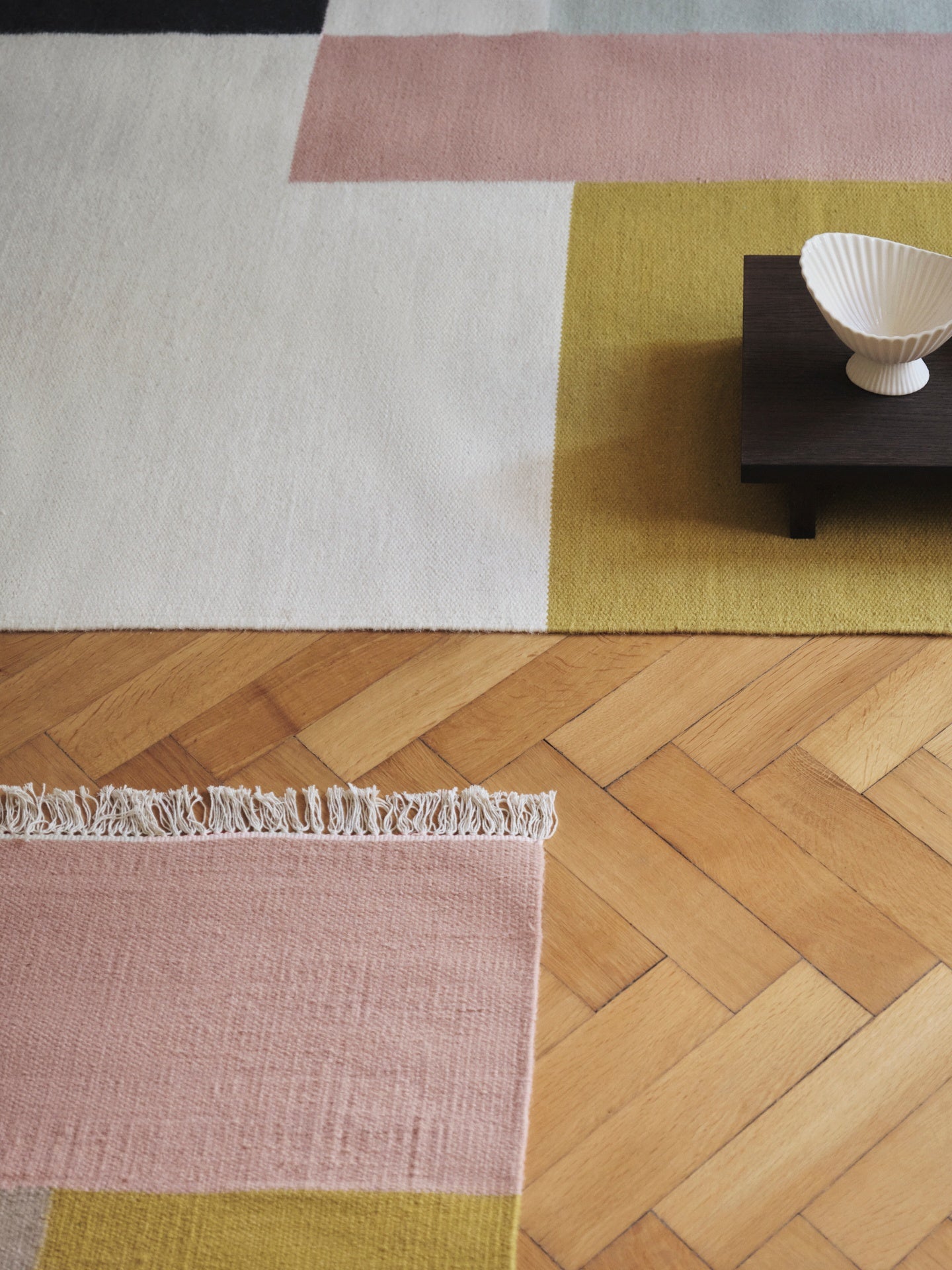 KELIM SQUARES colorful runner