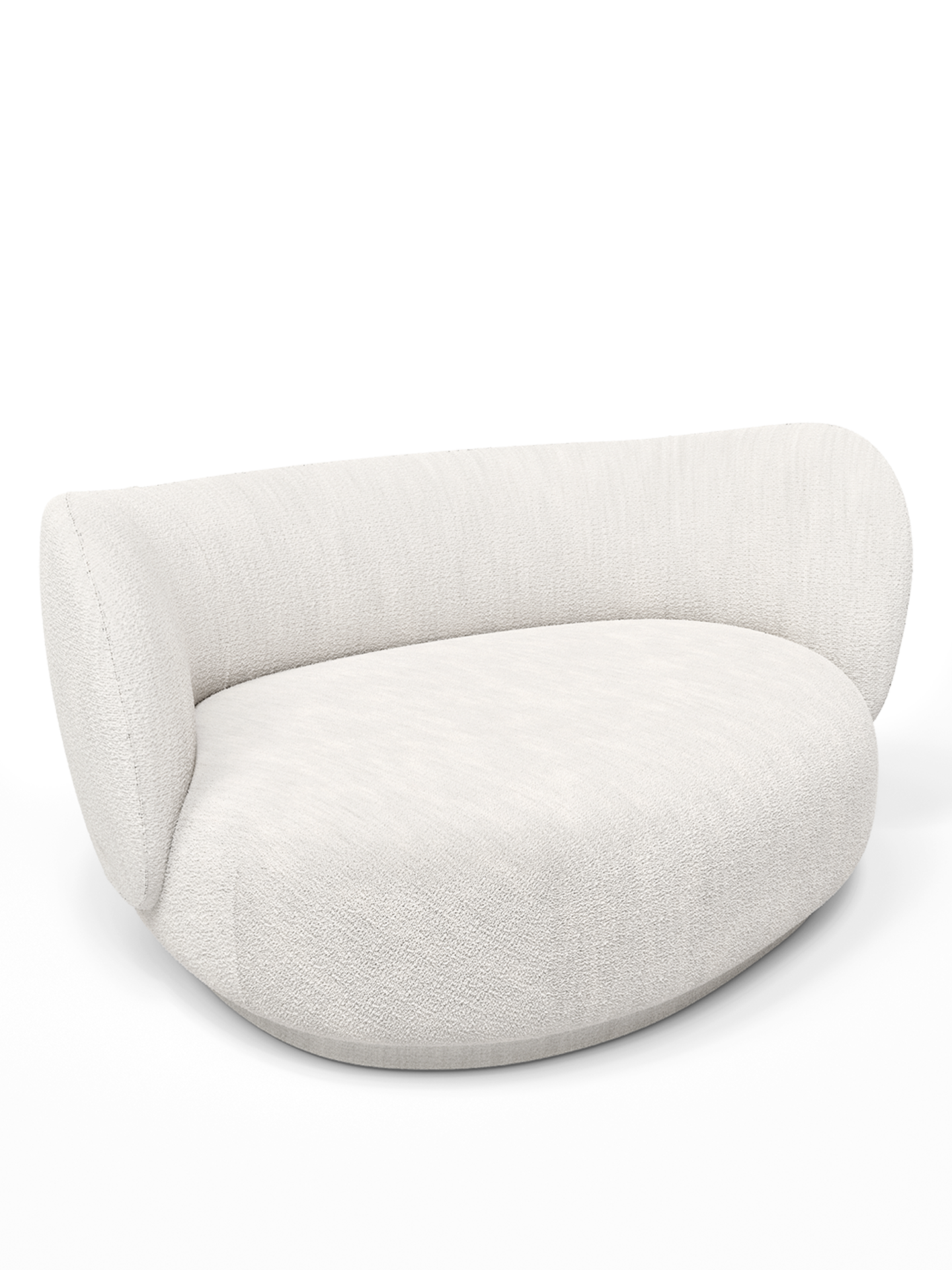 RICO -Kurve links -Sofa -Sofa gepolstert