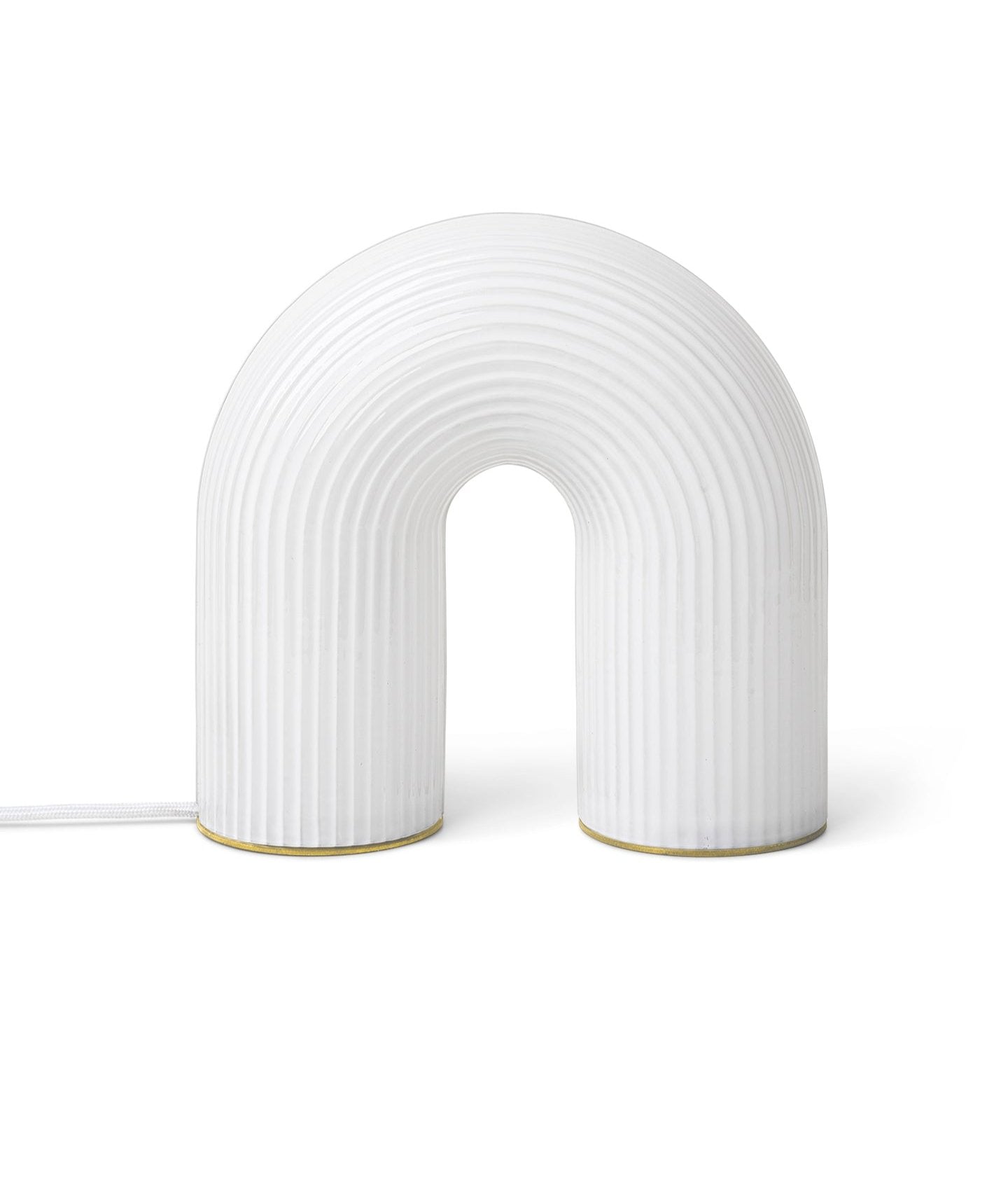 Table lamp VUELTA Milk glass