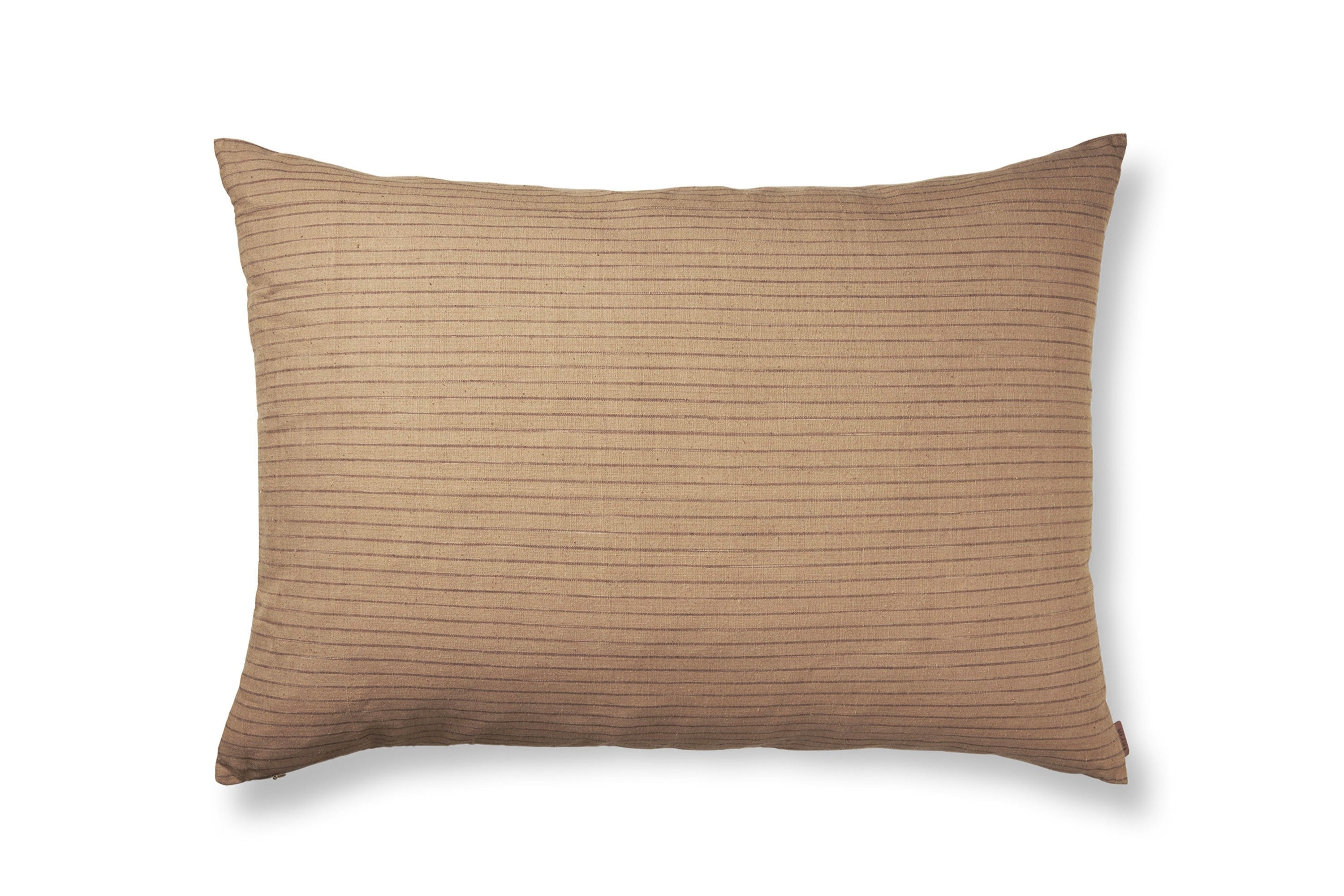 Decorative Pillow RECTANGLE COTTON LINES brown