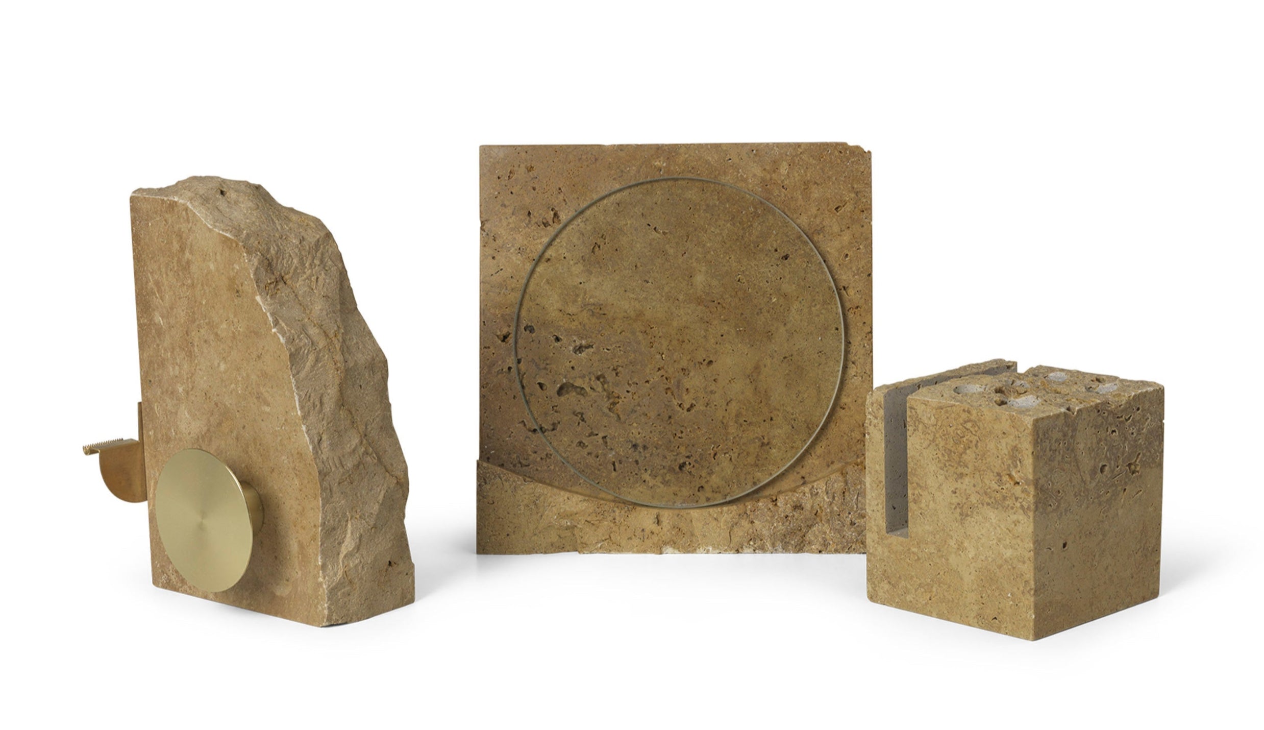 Decorative frame KLINT travertine