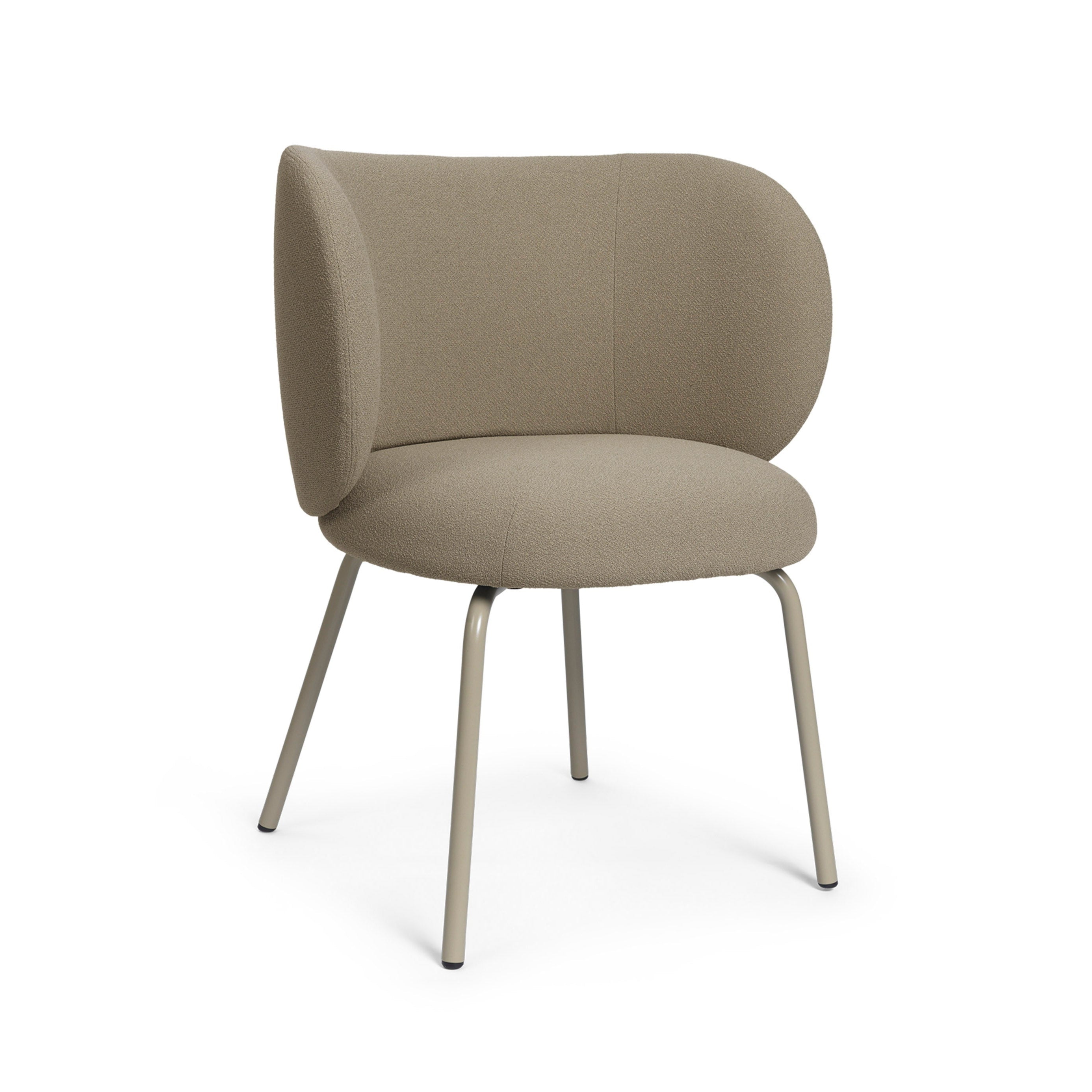 Chair with Rico grain grain beige with beige base