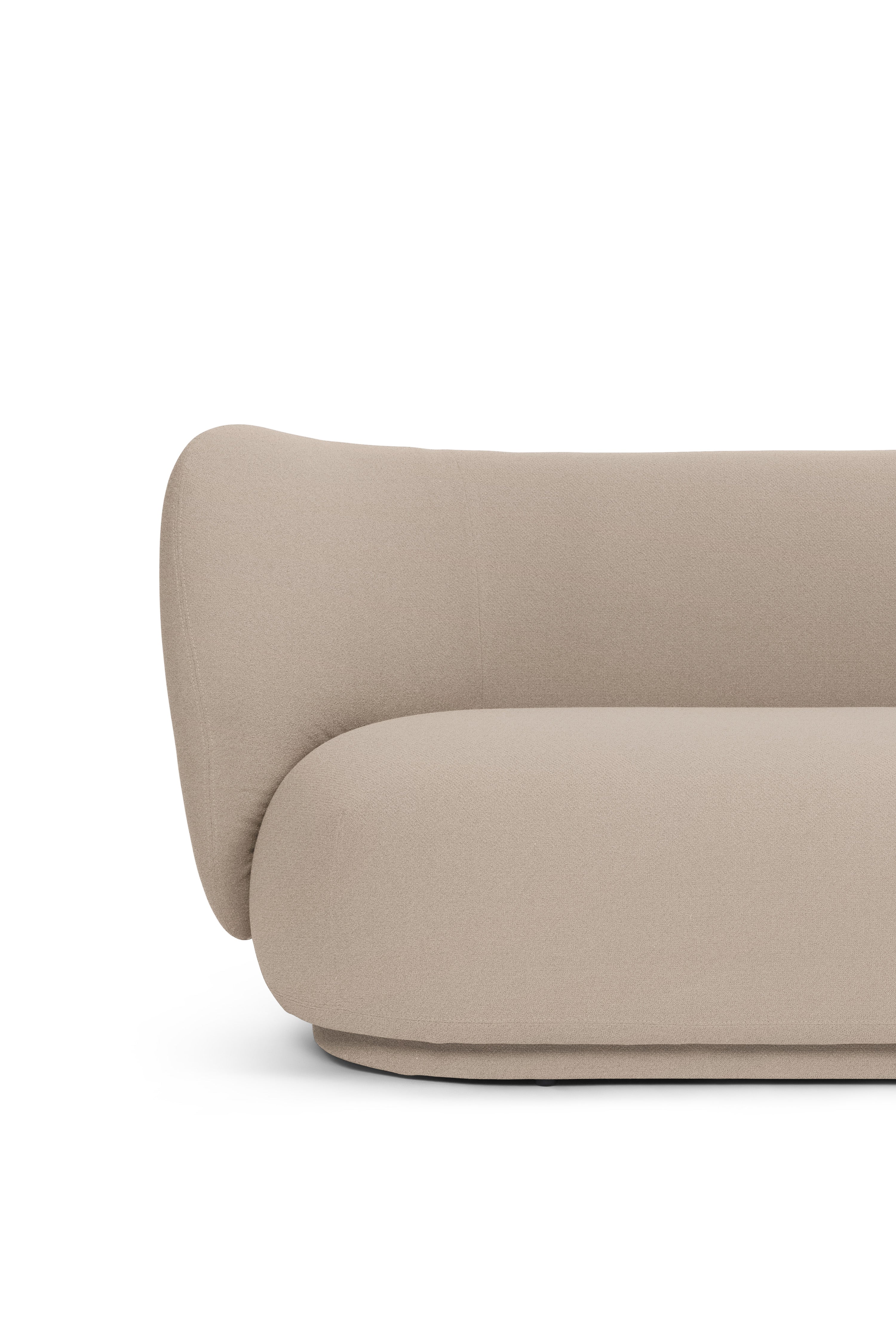 Rico upholstered 4-person sofa