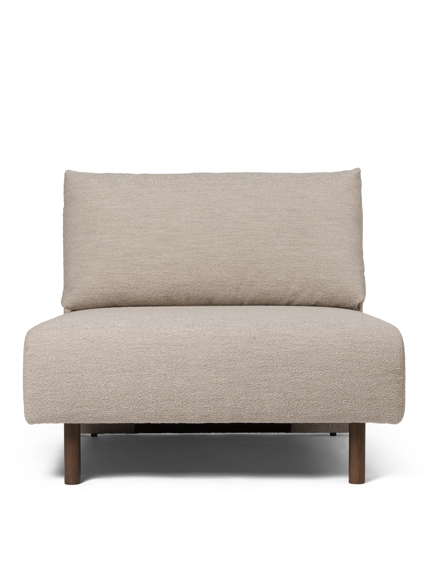 Dase -Modularsofa - Das mittlere Element von Soft Boulé Beige