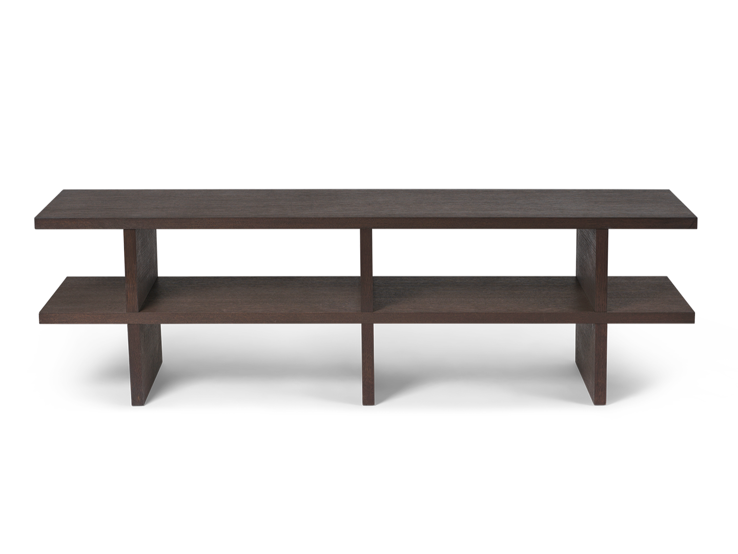 Black Bench Dark Oak Wood