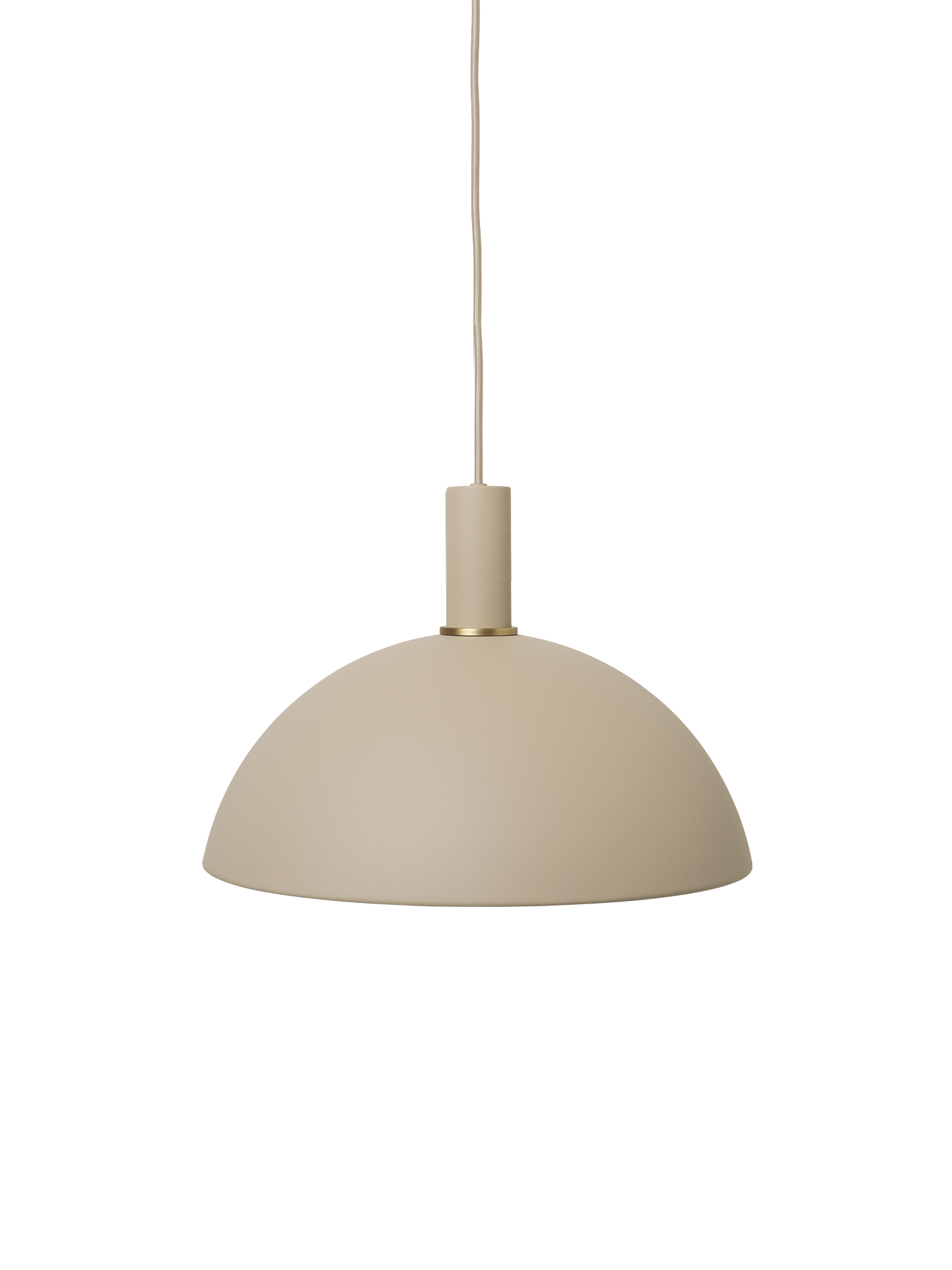 Sammle beige hängende Lampe