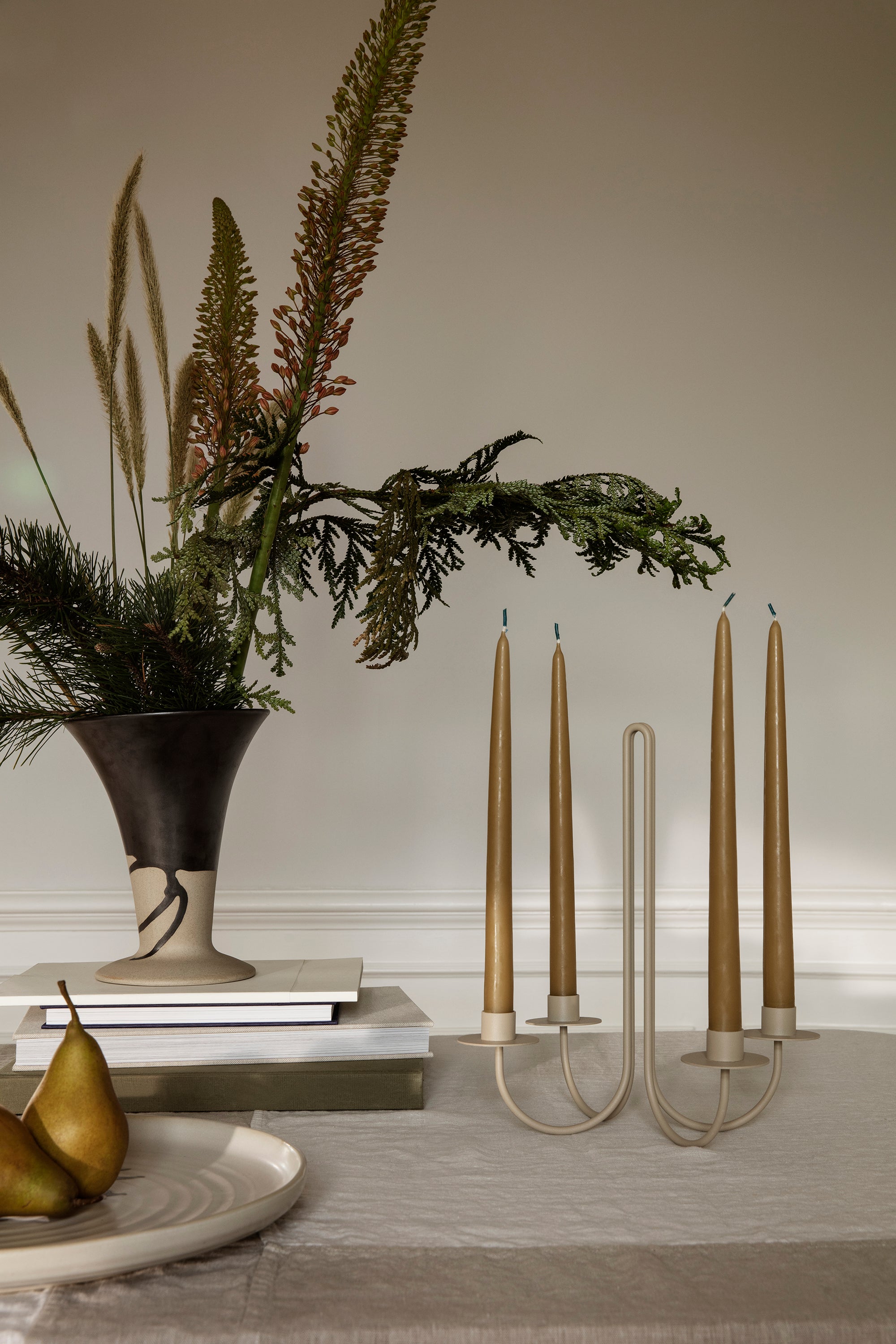 Kerzenhalter SWAY beige