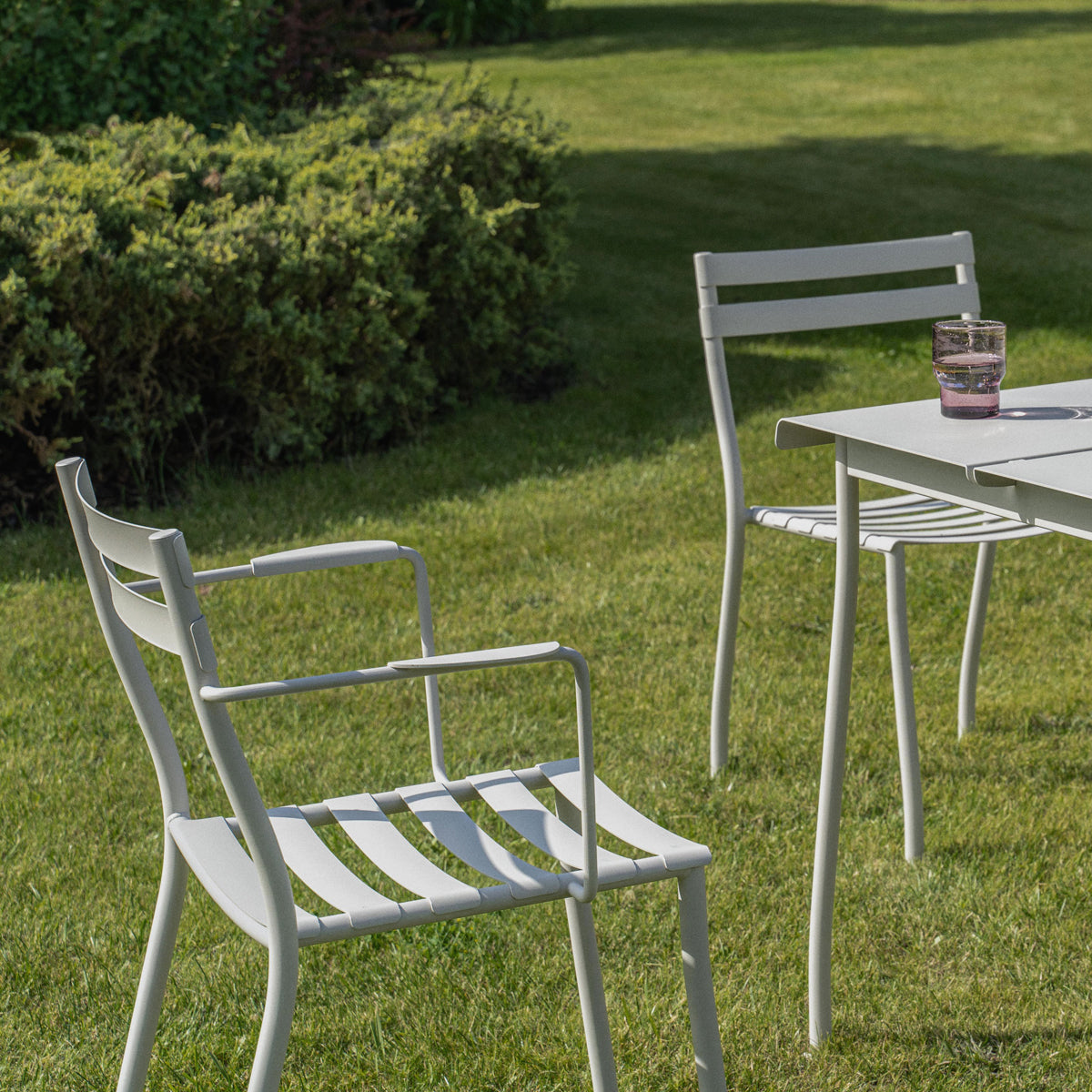 A set of garden chairs Flander galvanized steel