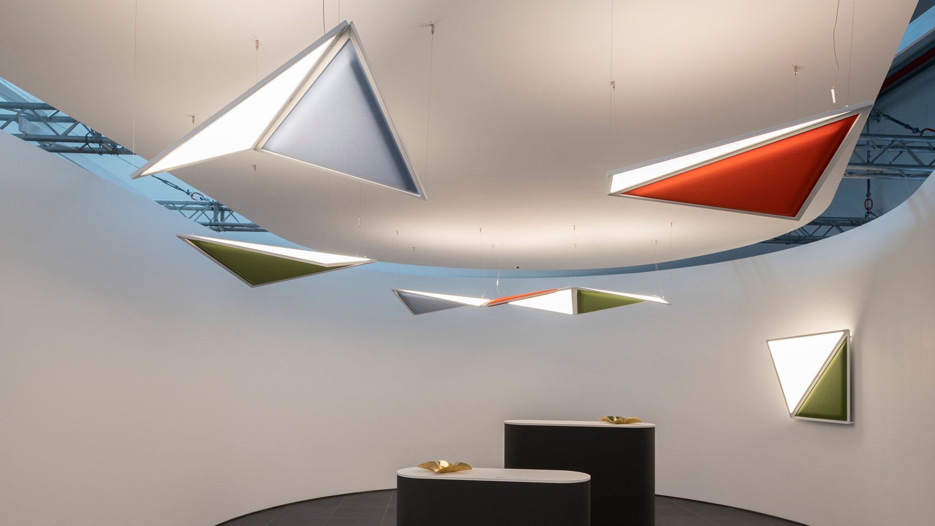 Wandleuchte FLEXIA orange