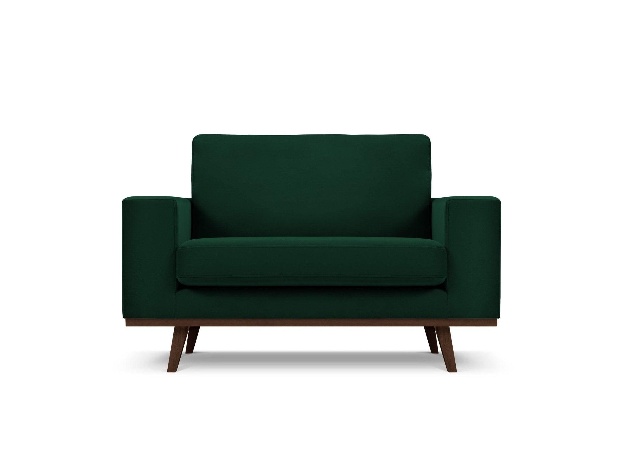 Fotel aksamitny HEBE butelkowa zieleń Mazzini Sofas    Eye on Design