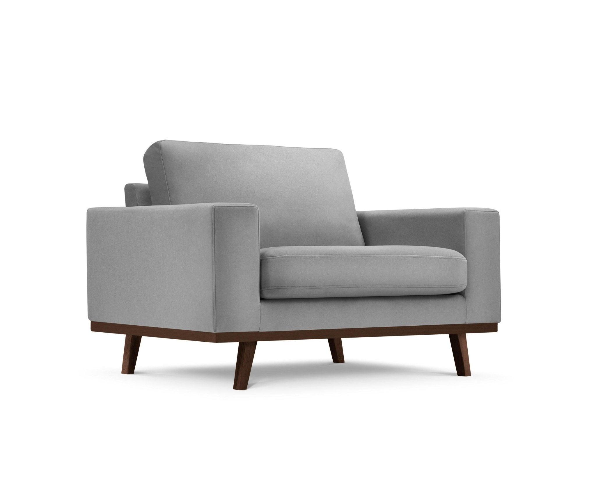 Fotel aksamitny HEBE szary Mazzini Sofas    Eye on Design