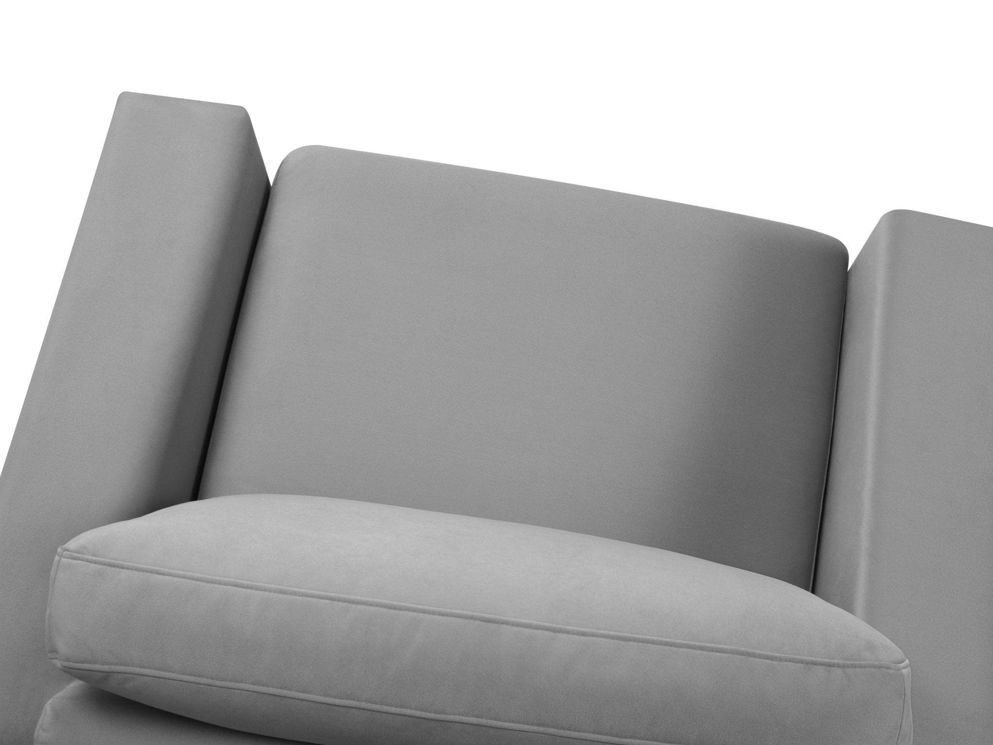 Fotel aksamitny HEBE szary Mazzini Sofas    Eye on Design