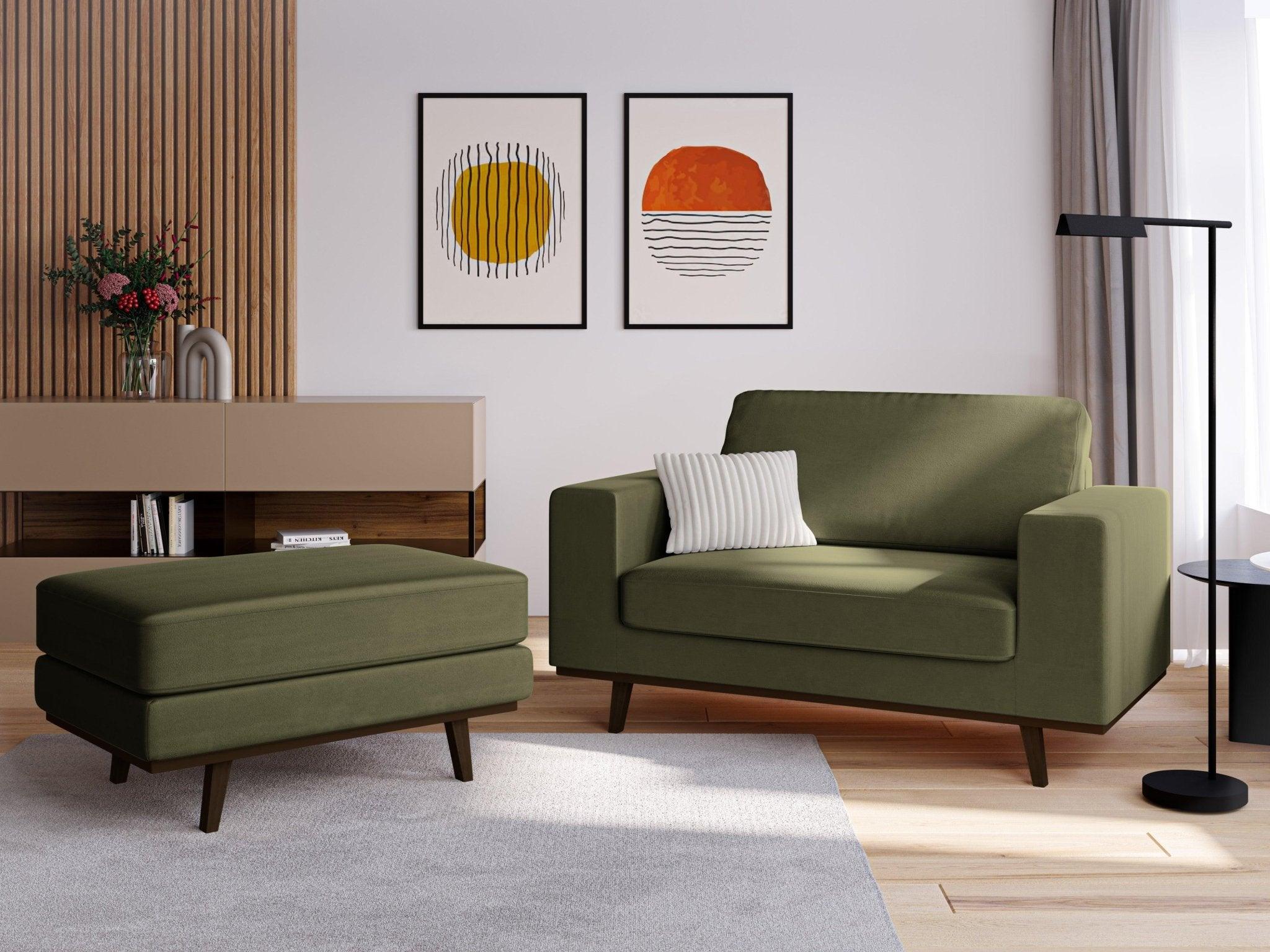 Fotel aksamitny HEBE zielony Mazzini Sofas    Eye on Design