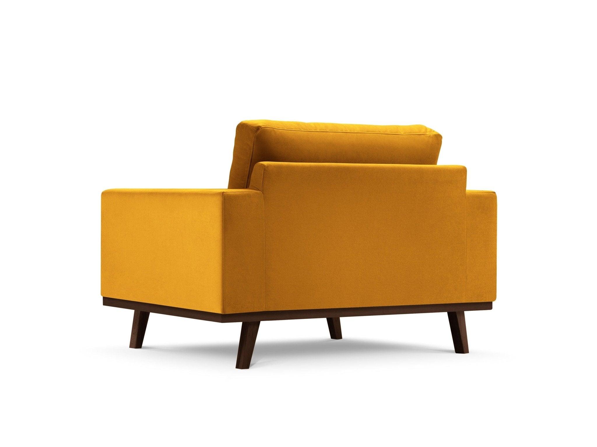 Fotel aksamitny HEBE żółty Mazzini Sofas    Eye on Design