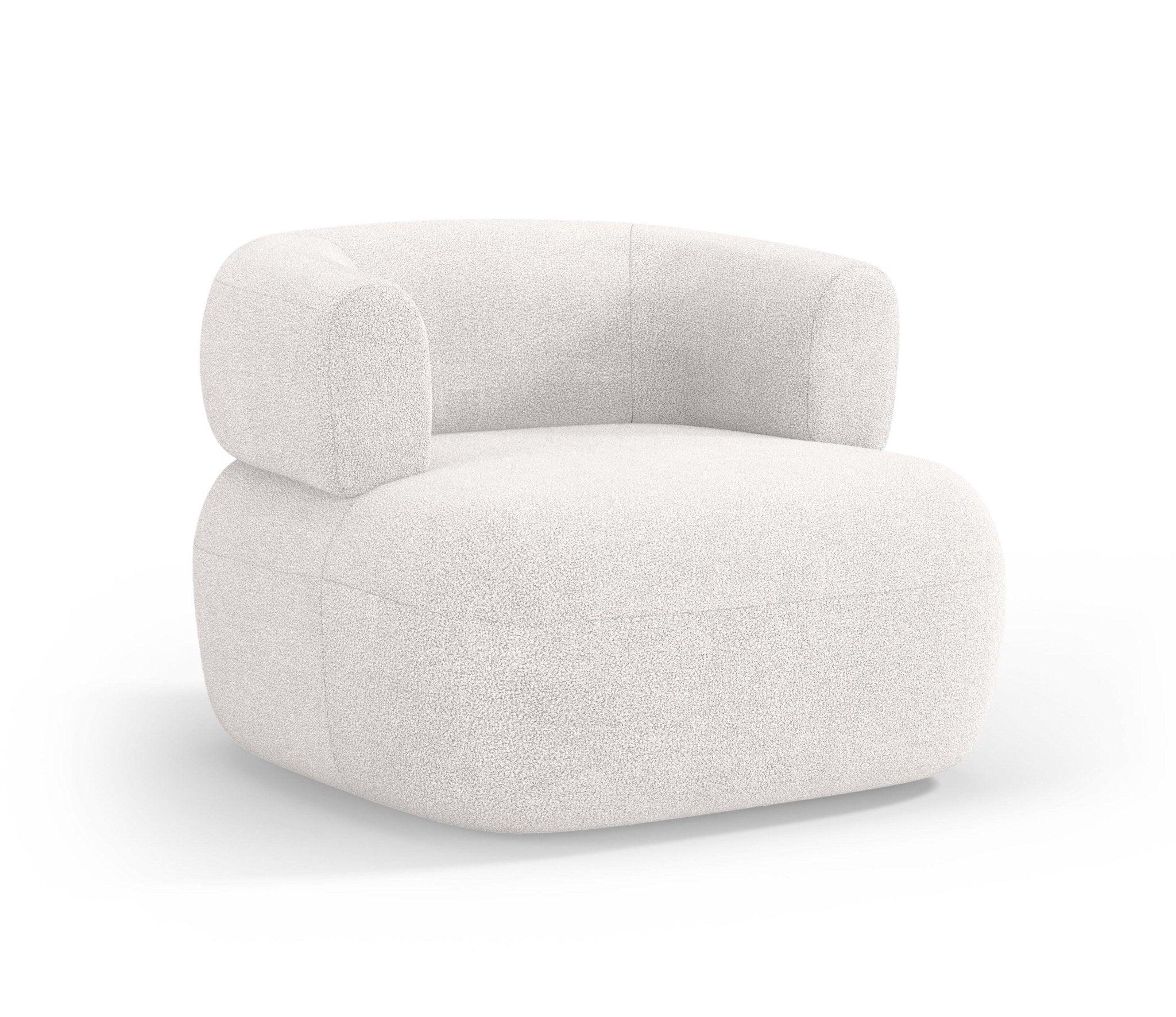 Fotel ALDRIN biały boucle Windsor & Co    Eye on Design
