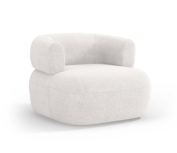 Fotel ALDRIN biały boucle Windsor & Co    Eye on Design