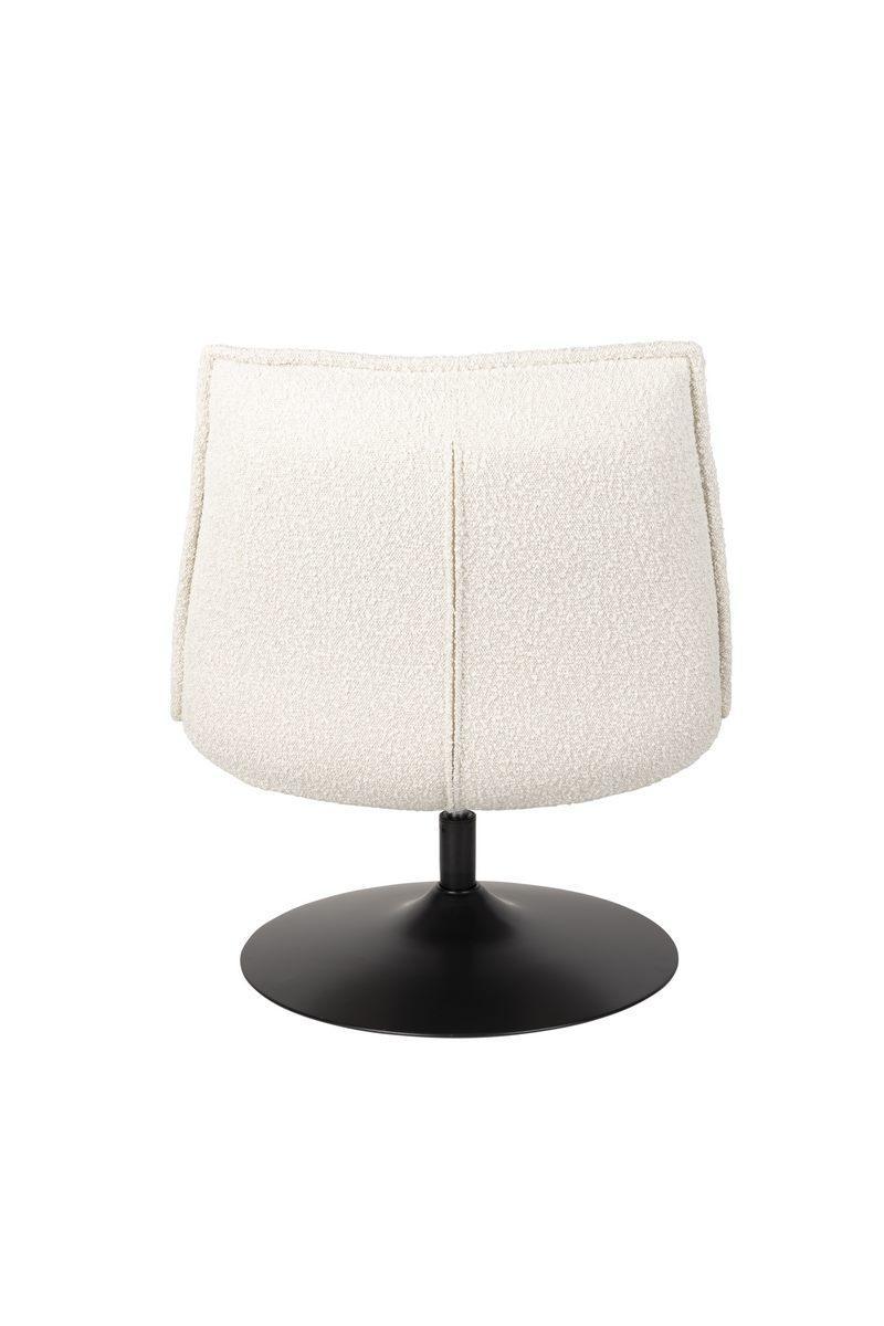 Fotel obrotowy JAX boucle biały White Label Living    Eye on Design