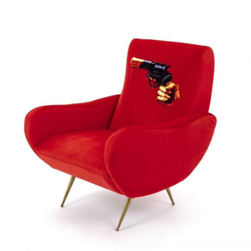 Fotel REVOLVER czerwony Seletti    Eye on Design