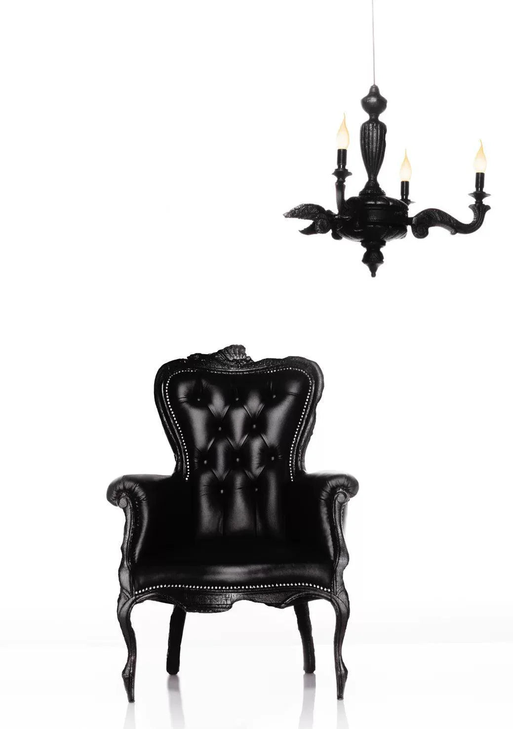 SMOKE armchair black Moooi Eye on Design