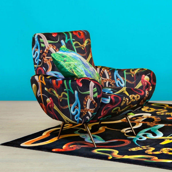 Fotel SNAKES czarny Seletti    Eye on Design