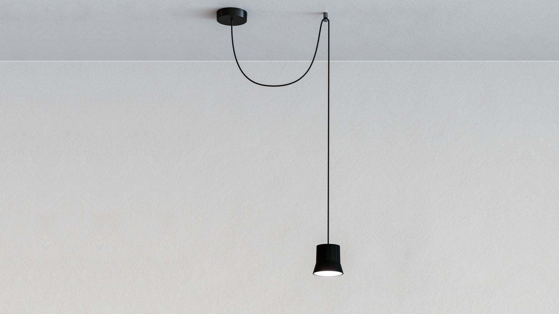 Hanging Lamp GIÒ LIGHT DECENTRATA black