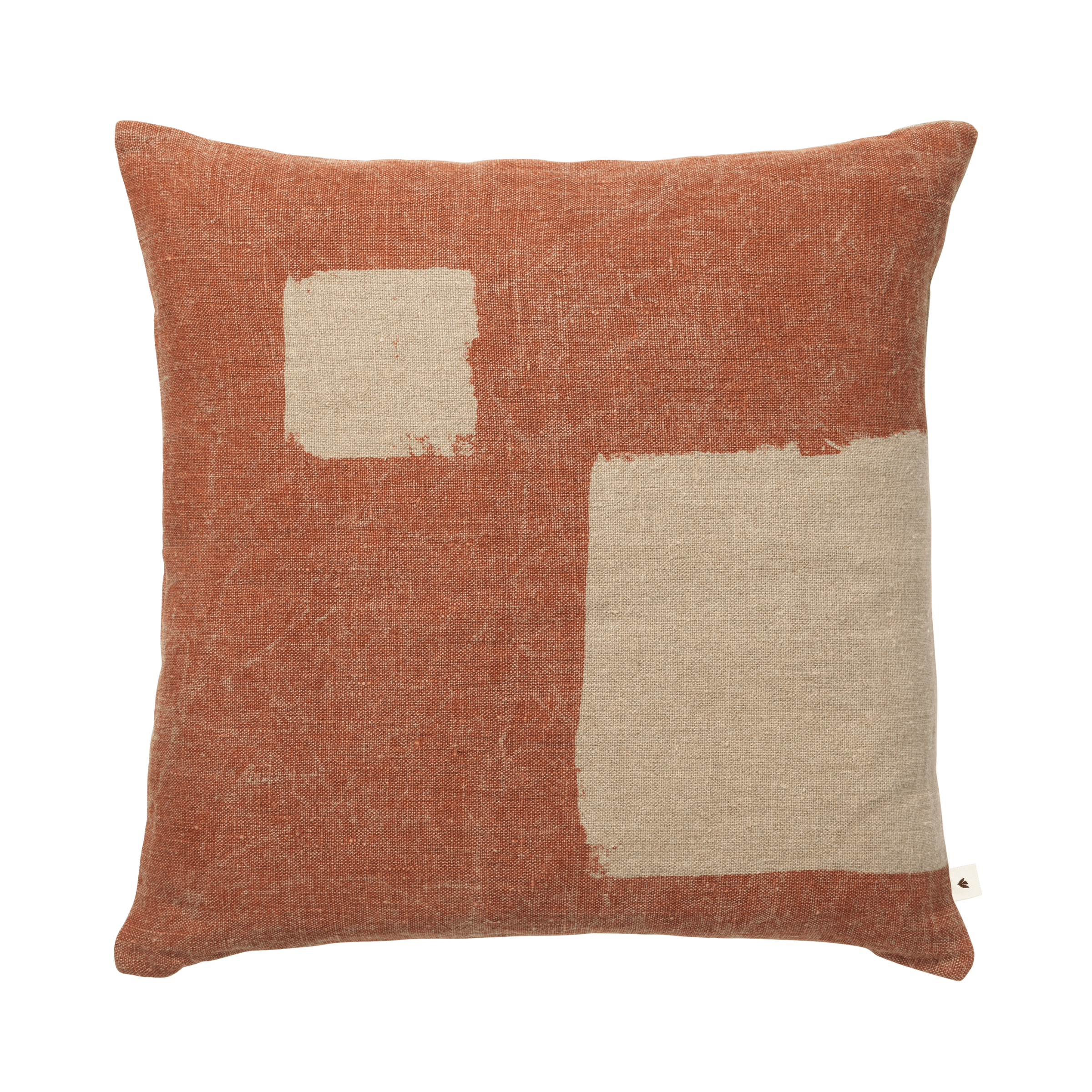 Decorative cushion OLEO rust with beige