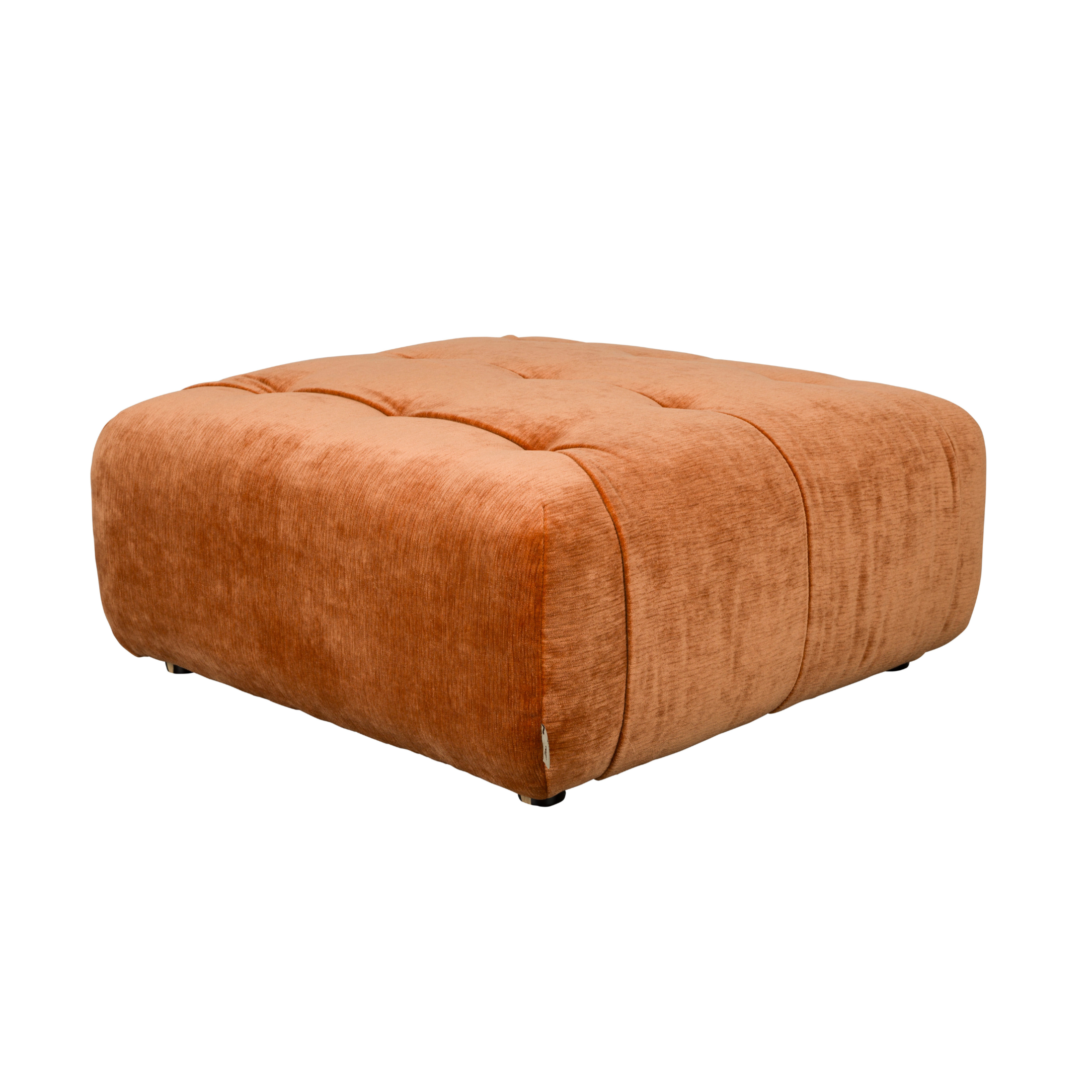Giada Puff Brown Velvet