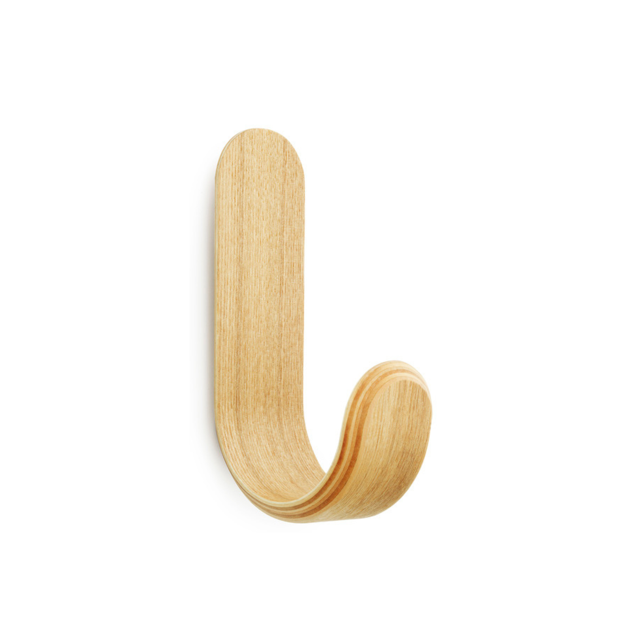 CURVE Ash Veneer Coat Rack