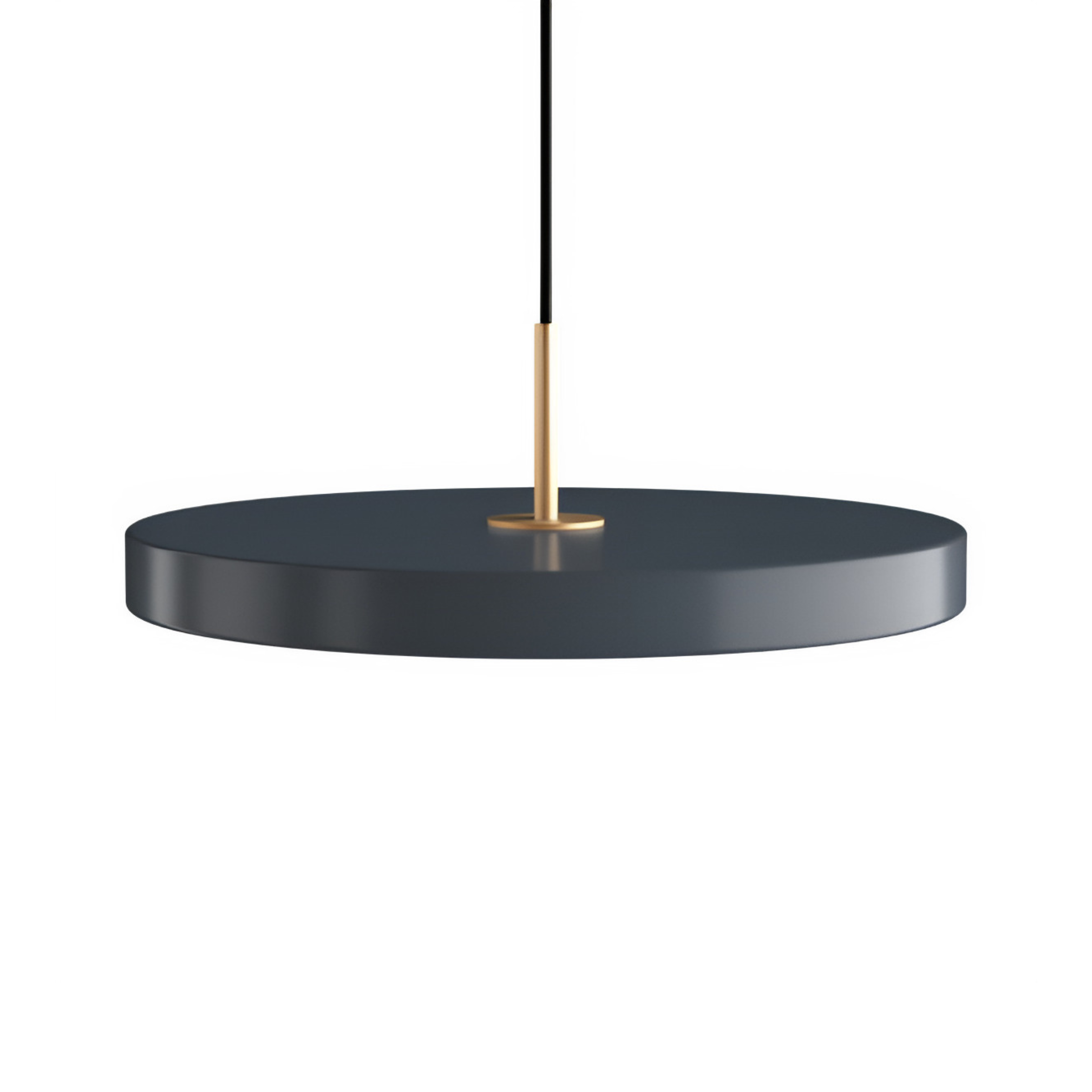 Pendelleuchte ASTERIA PLUS anthrazit mit goldener Einlage