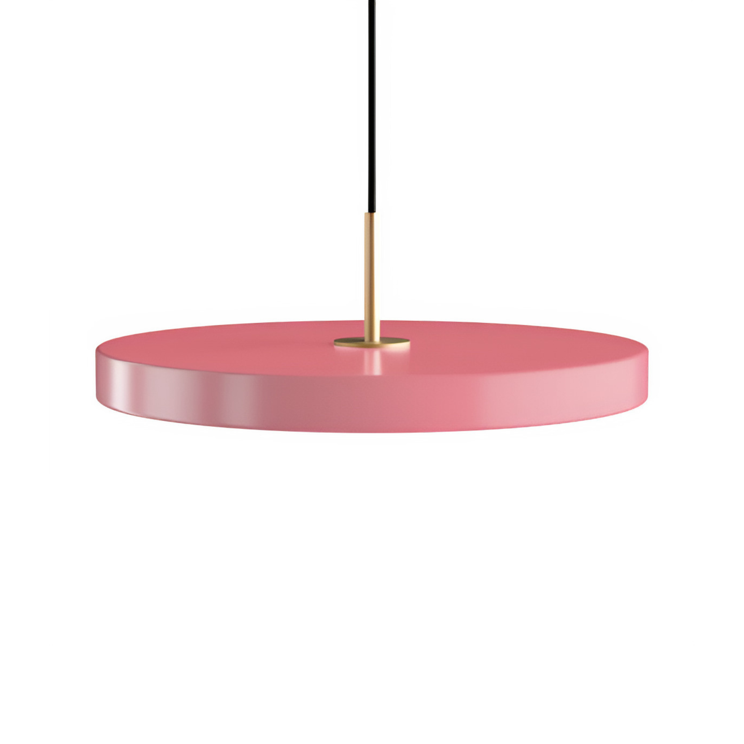 Pendelleuchte ASTERIA PLUS in zartrosa mit goldener Einlage