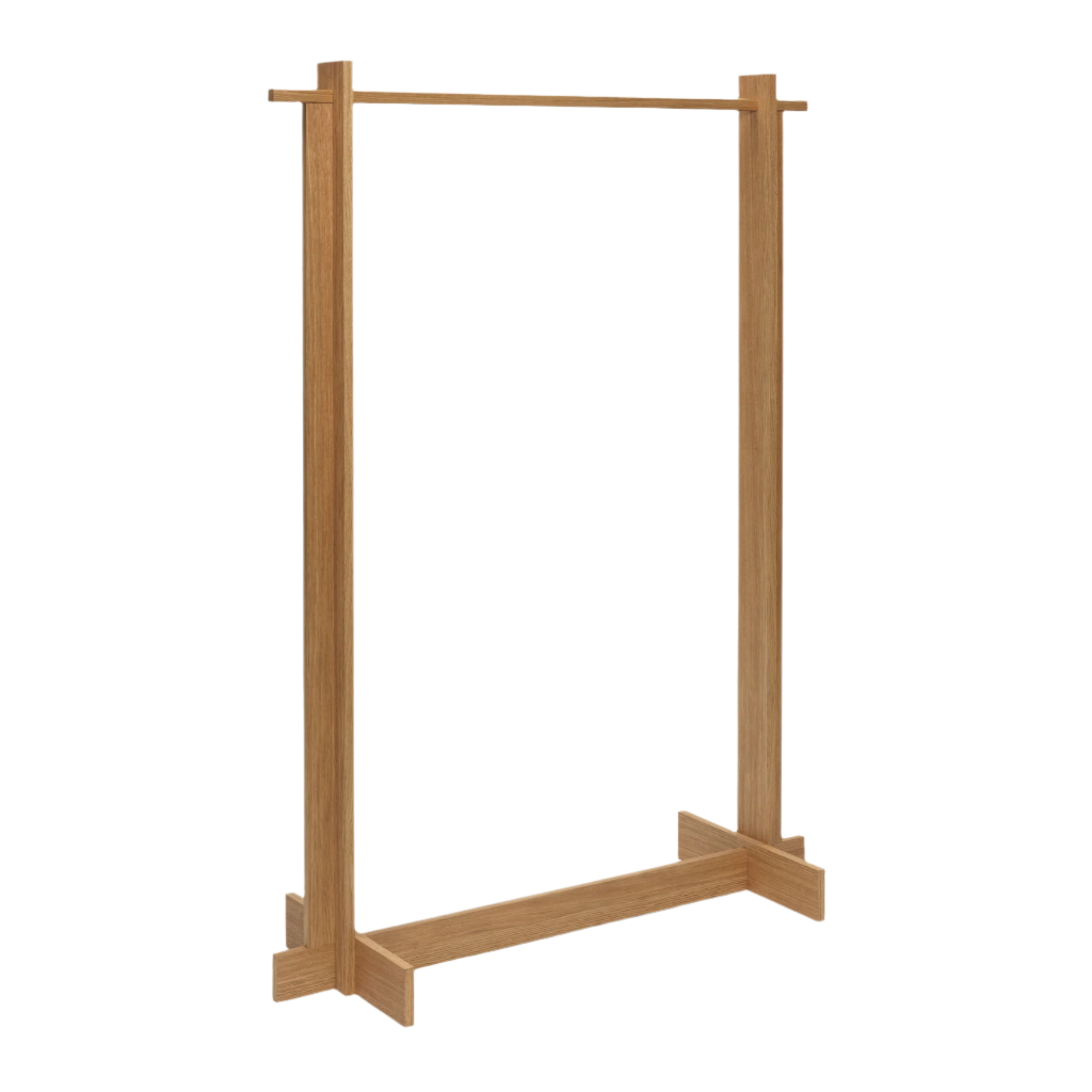 Stojak na ubrania BRIDGE CLOTHES RACK fornir dębowy