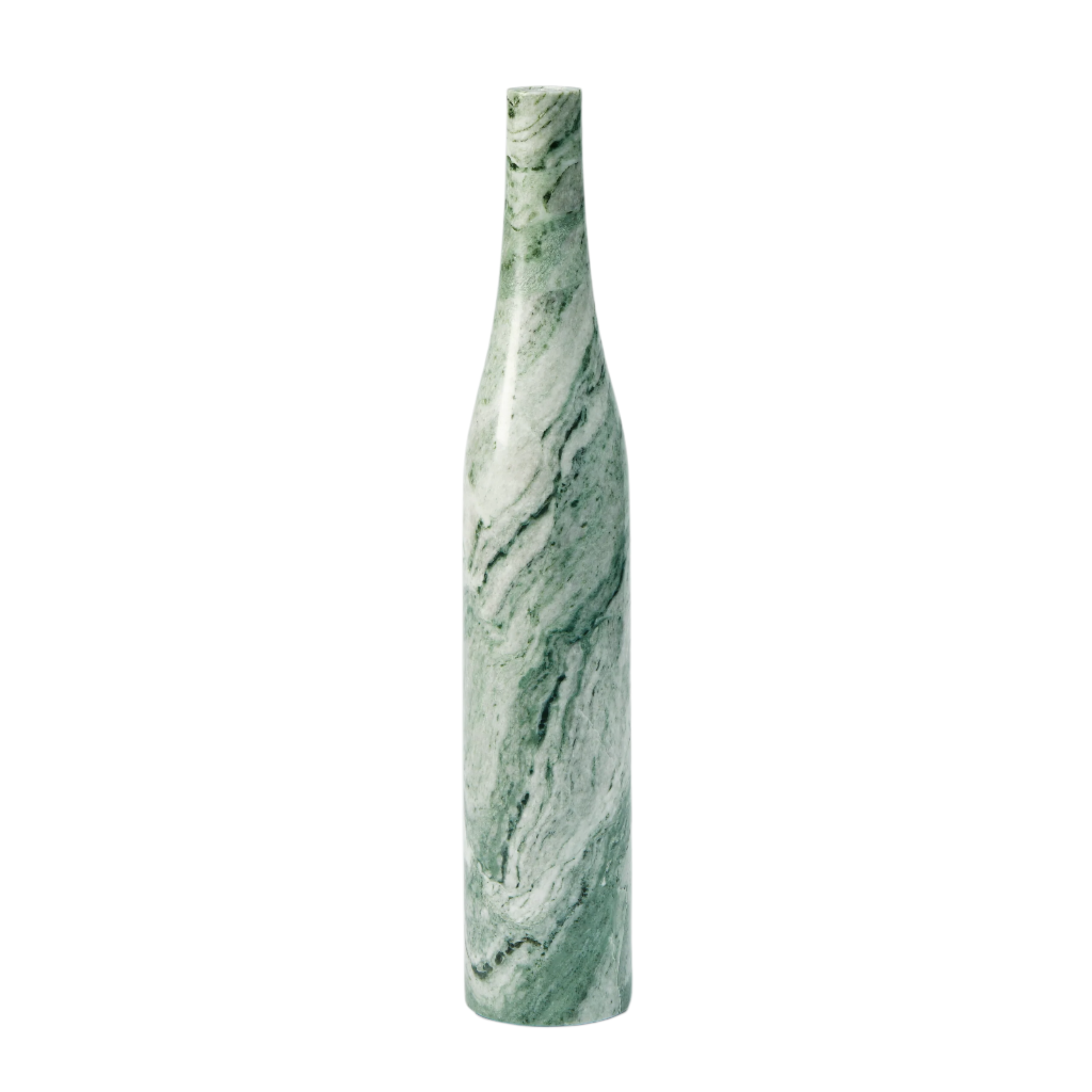HERITAGE BOTTLE Kerzenständer dunkelgrüner Marmor