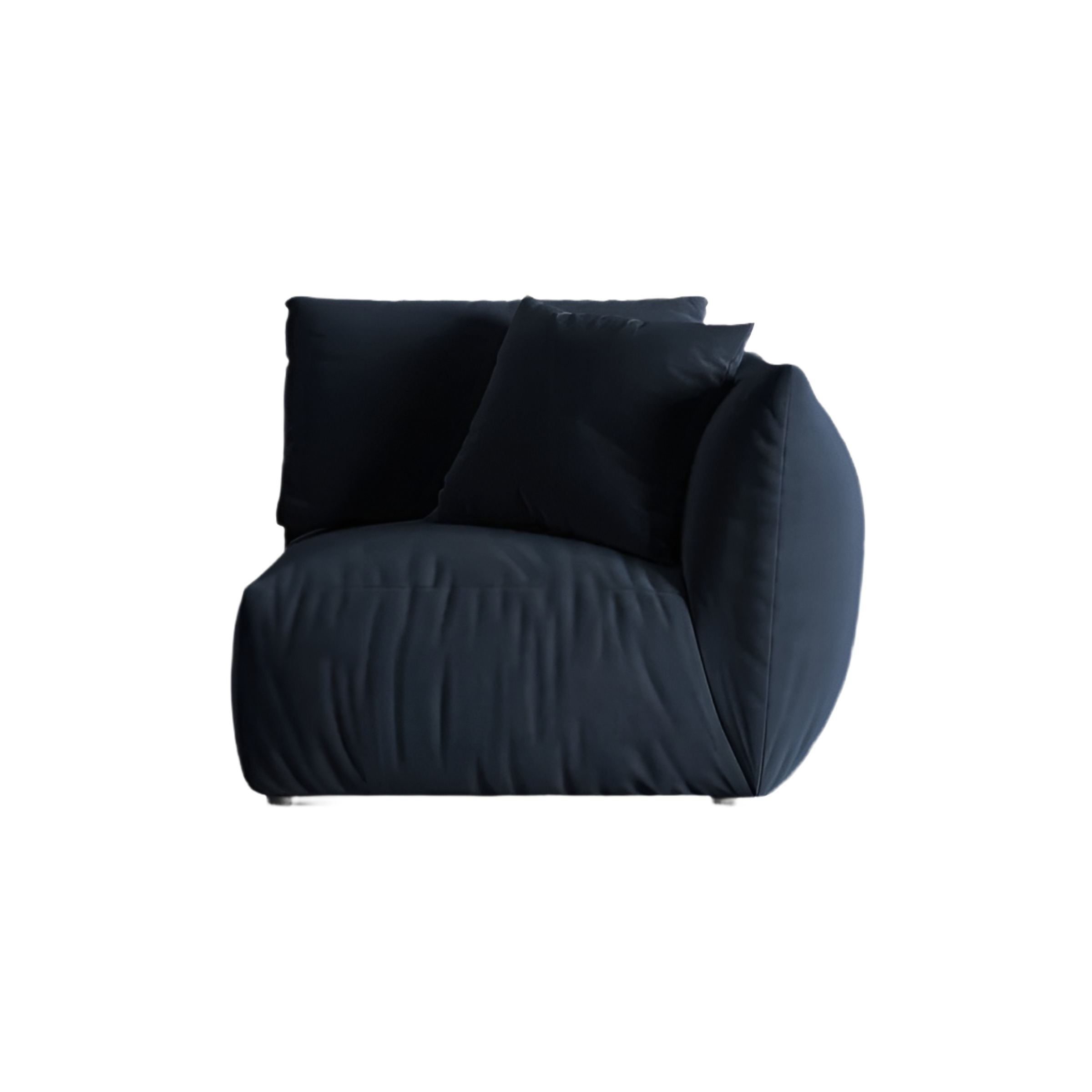 CHRIS Velvet Modular Sofa - Right Element in Royal Blue