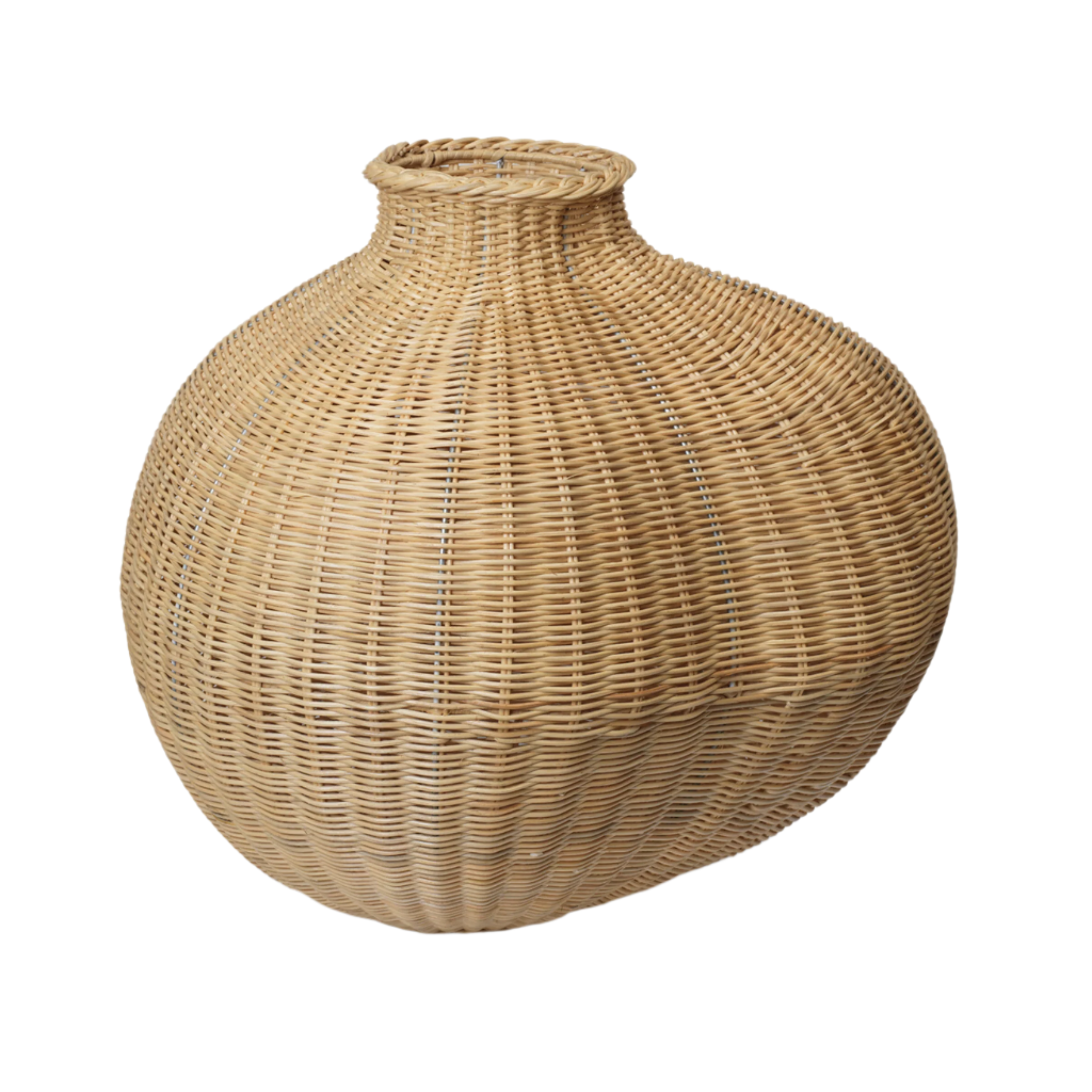 Wazon BOLA pleciony rattan