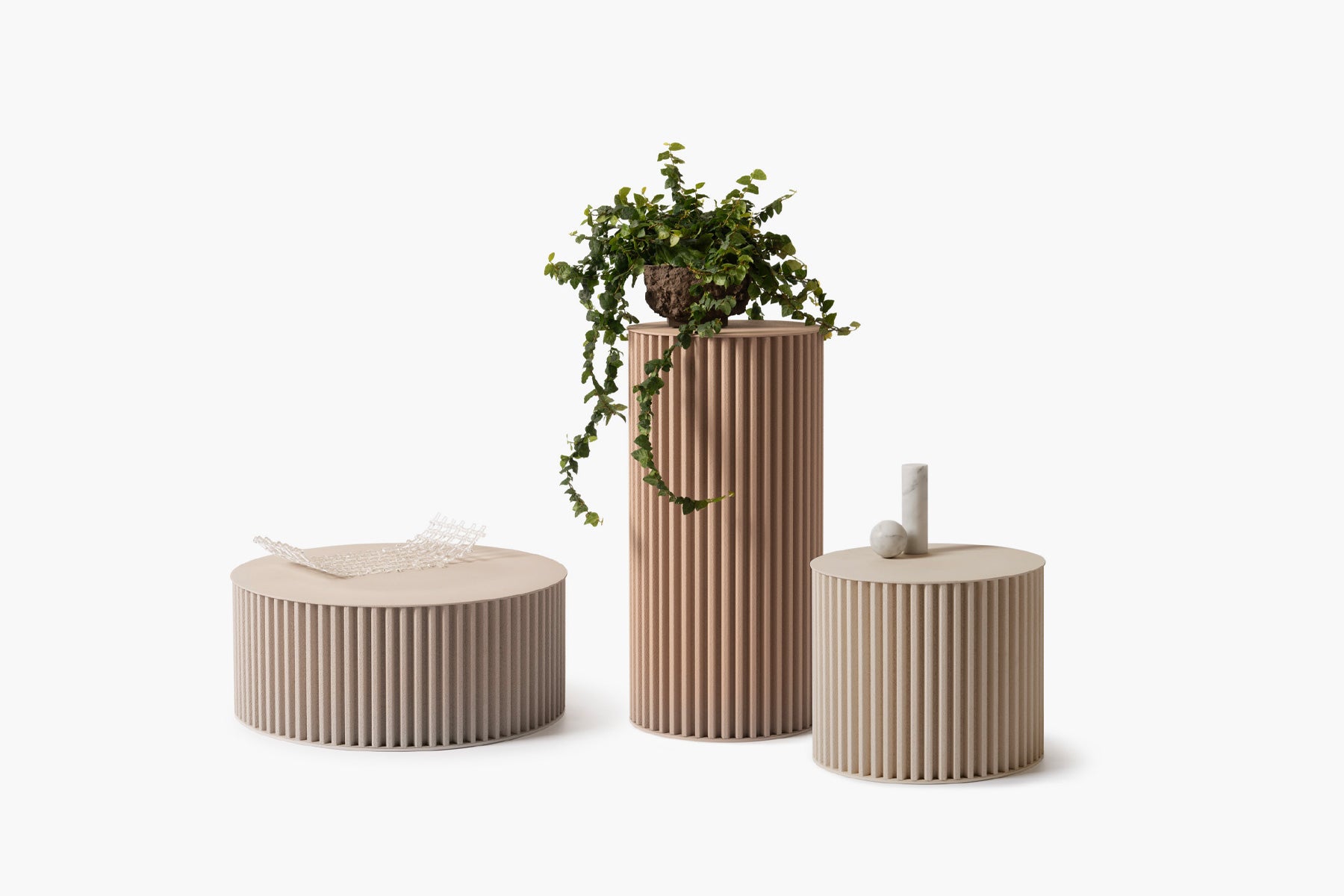 HERCLINO taupe coffee table