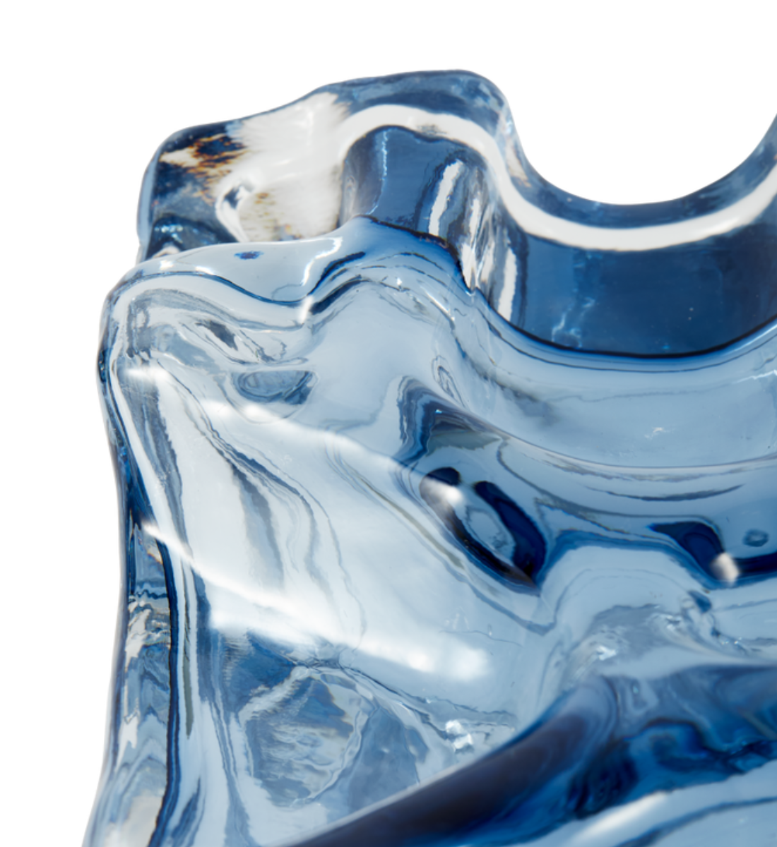 ICE dark blue vase