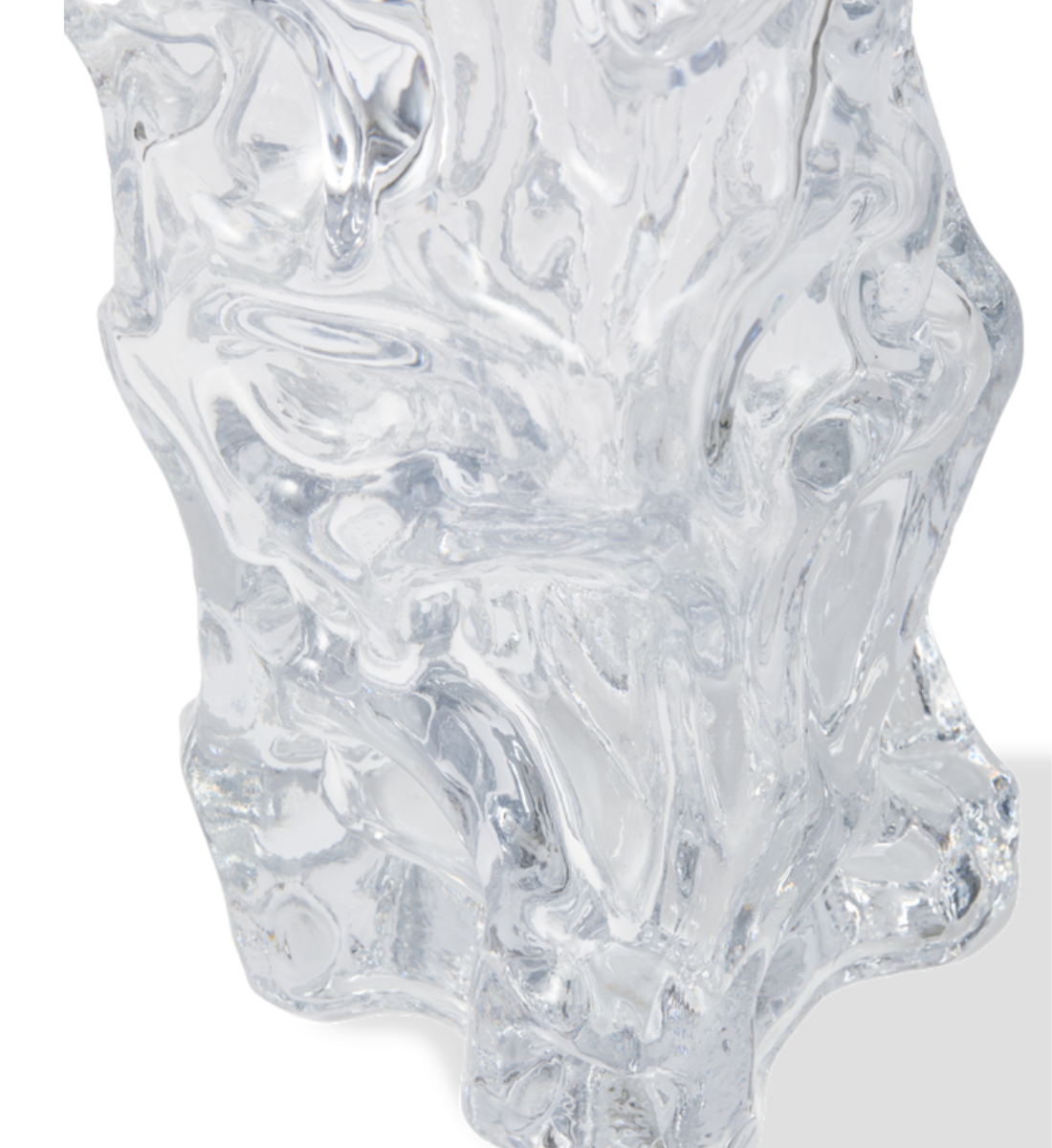 ICE glass vase