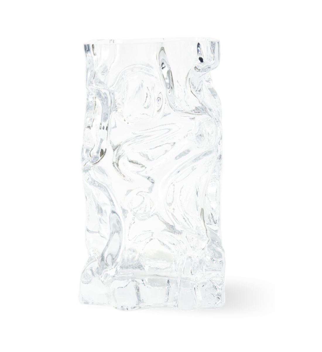 ICE glass vase