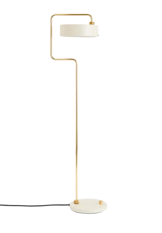 Gold floor lamps