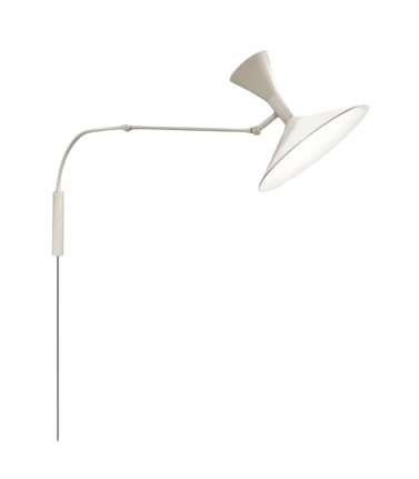 Wall lamps with an arm