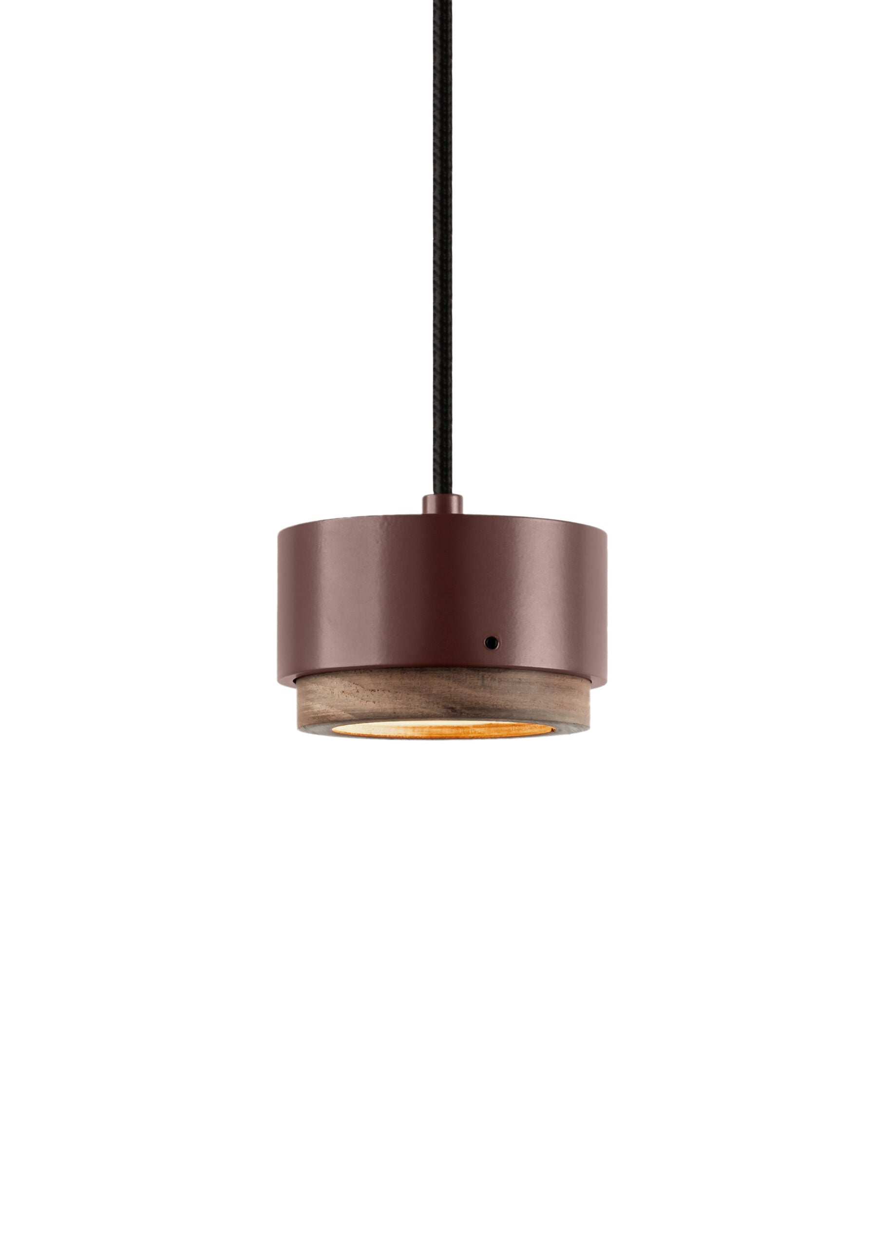 JUBI Aluminium Pendelleuchte mit Walnussholz