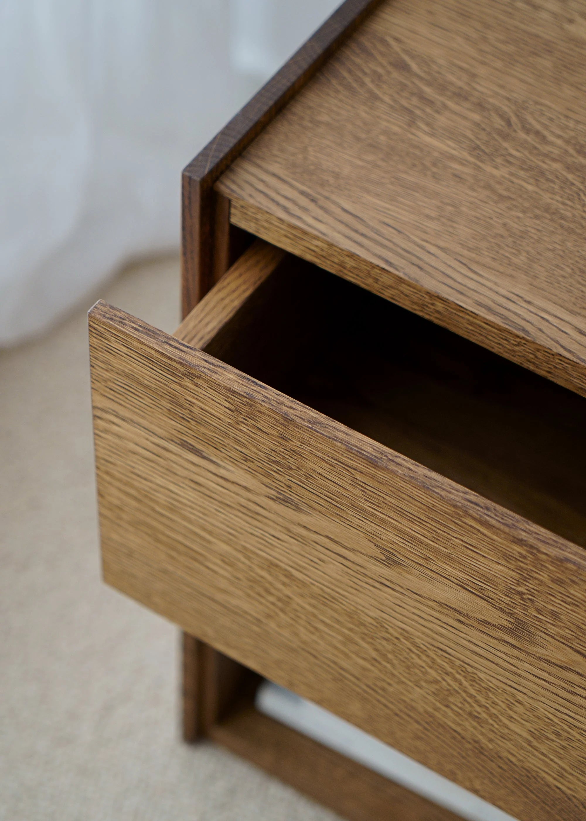 KARI Nightstand Dark Oak Wood