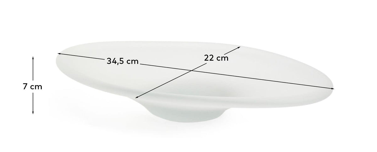 Patera VIONZE transparentne szkło – wymiary