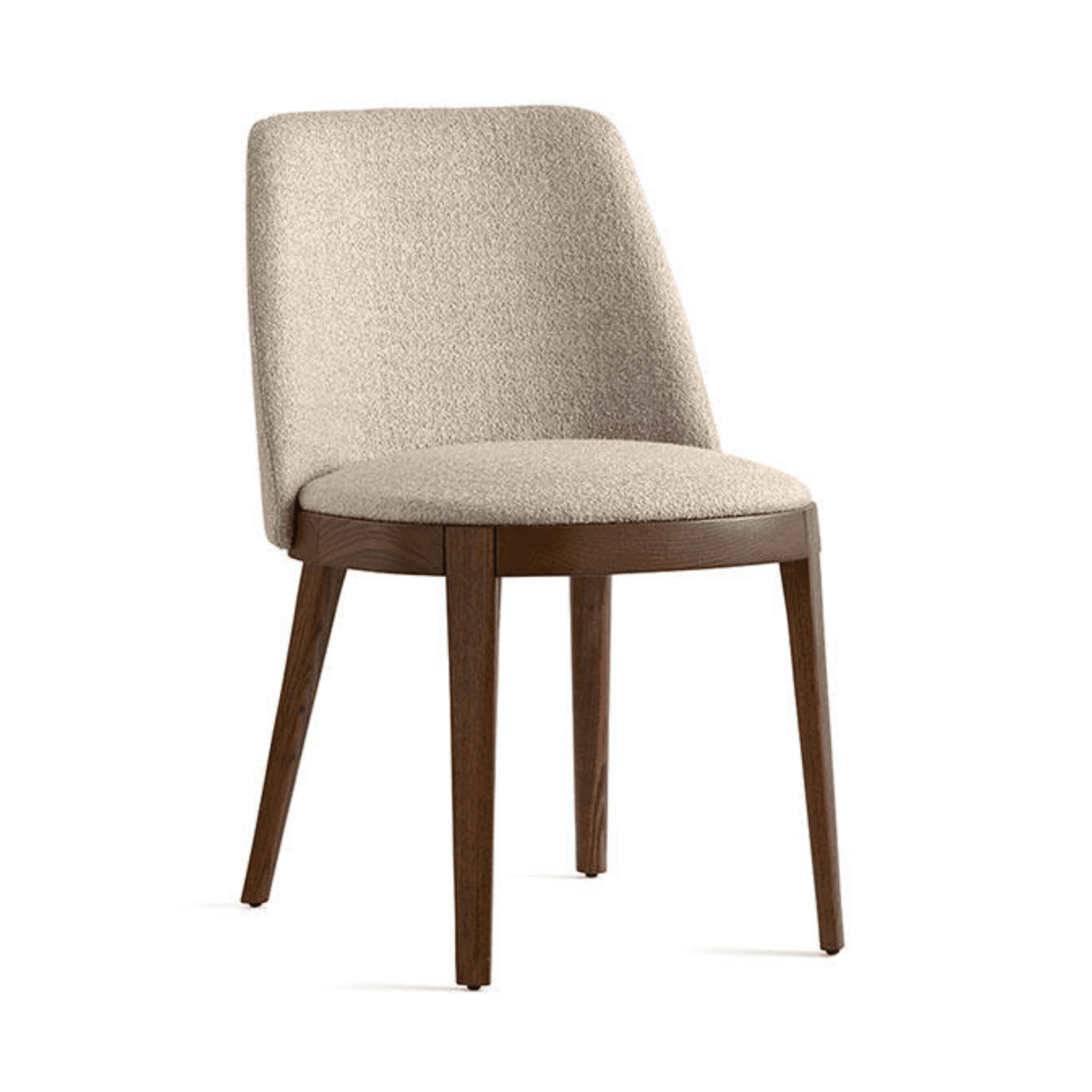 Krzesło ADÈL boucle beżowy Calligaris ciemnobrązowa   Eye on Design