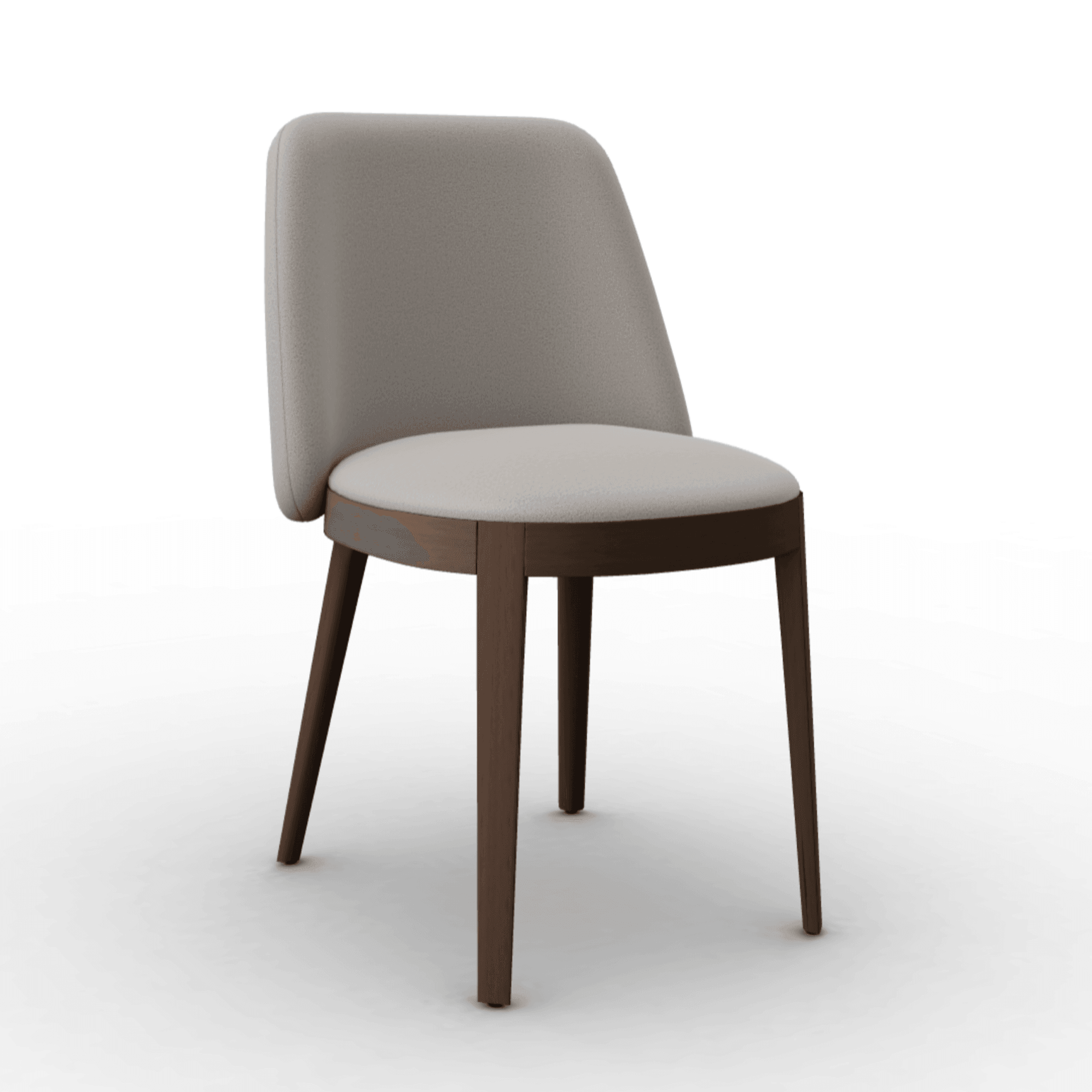 Krzesło ADÈL boucle taupe Calligaris ciemnobrązowa   Eye on Design