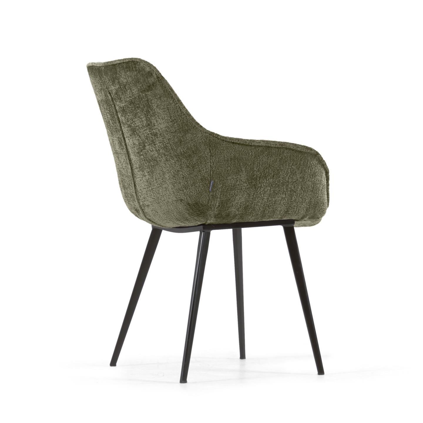 Krzesło AMIRA ciemnozielony szenil La Forma    Eye on Design